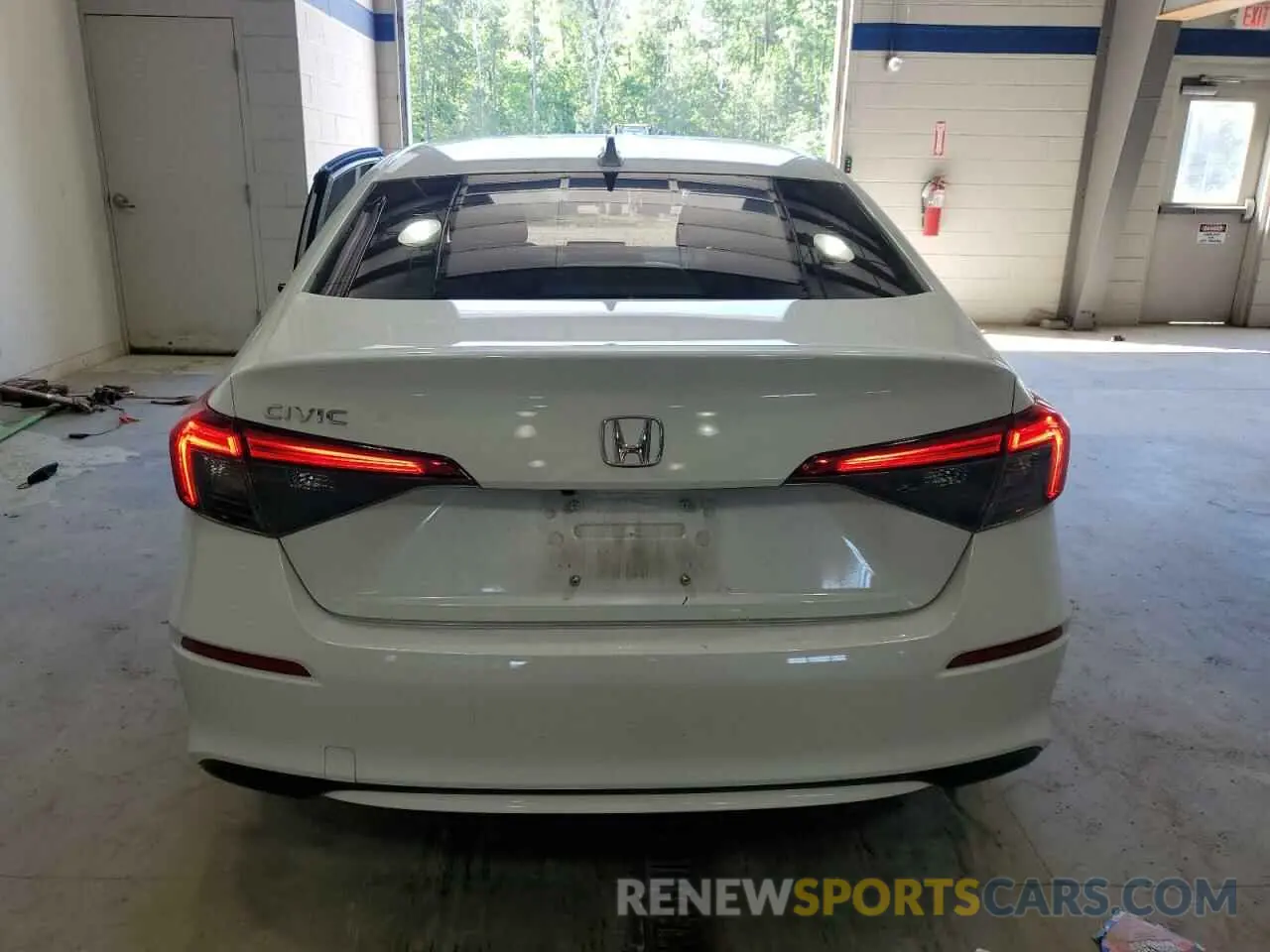 6 Photograph of a damaged car JHMFE1F7XNX004186 HONDA CIVIC 2022