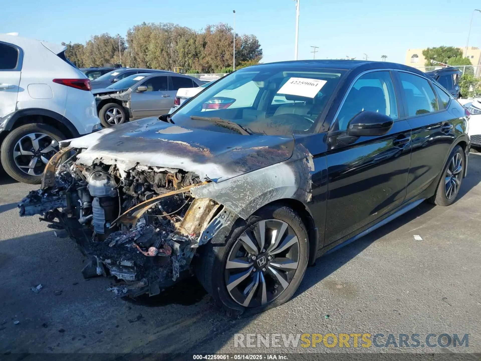 2 Photograph of a damaged car 19XFL1H73PE005199 HONDA CIVIC 2023