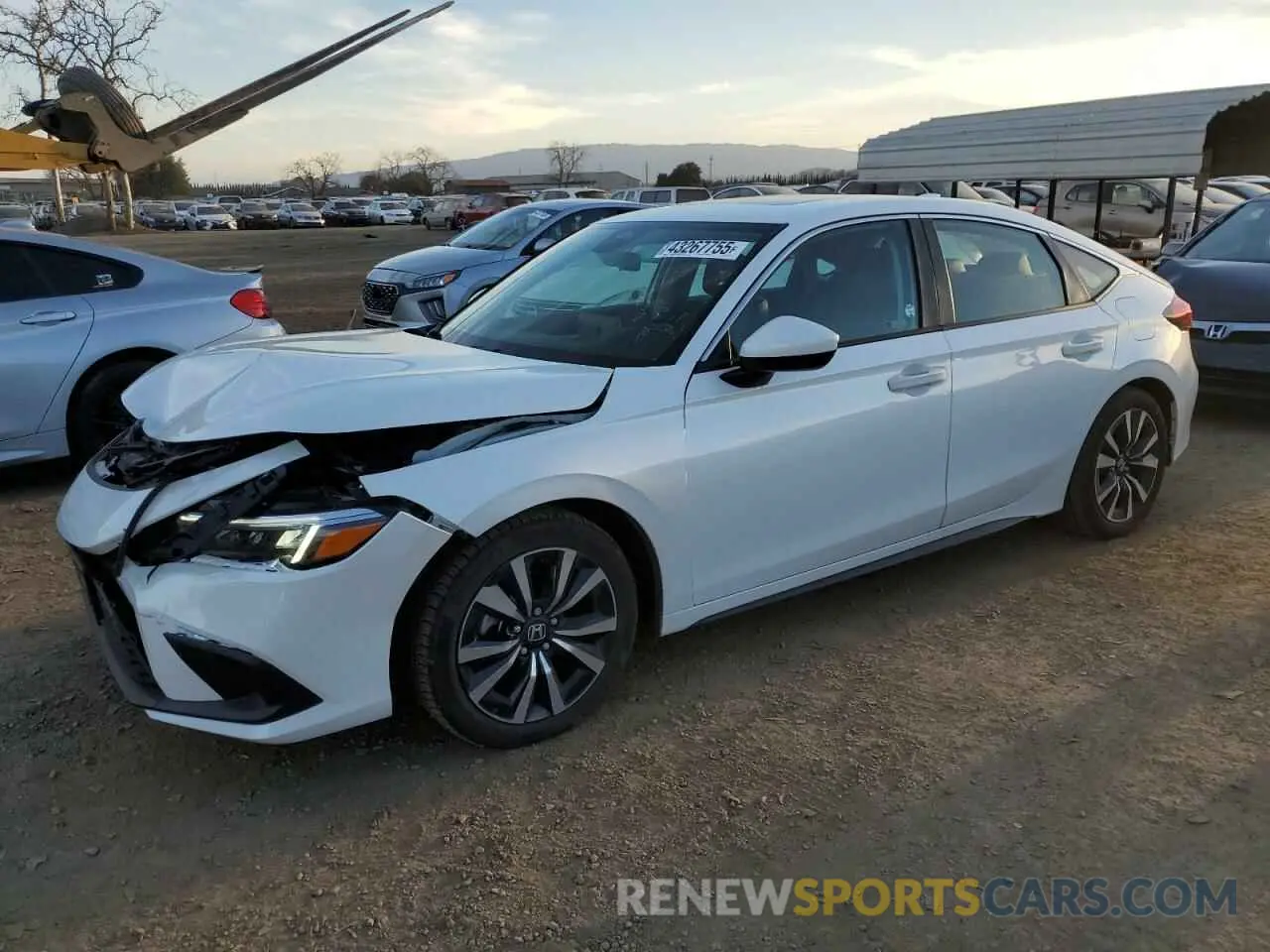 1 Photograph of a damaged car 19XFL1H79PE017602 HONDA CIVIC 2023