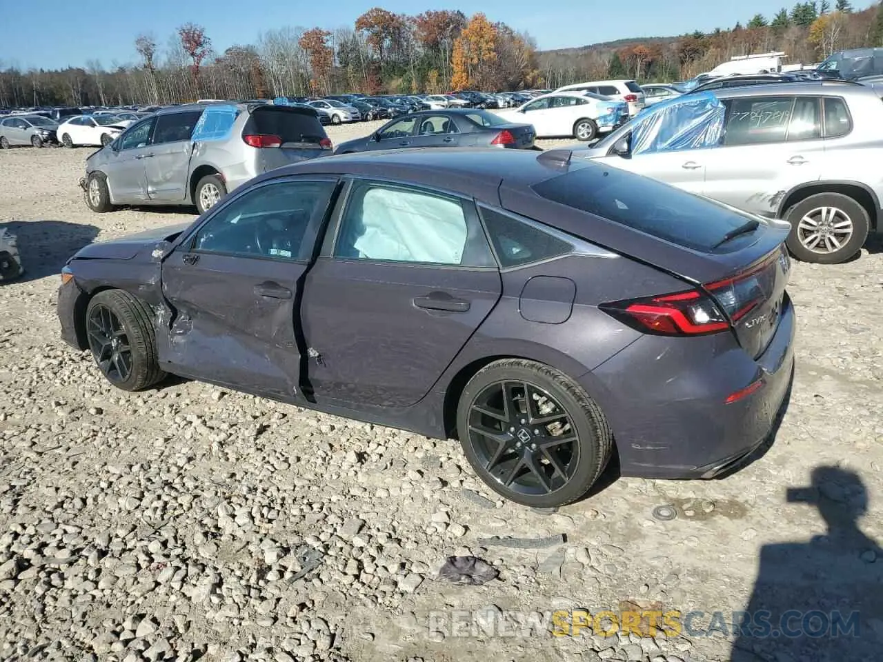 2 Photograph of a damaged car 19XFL1H80PE008294 HONDA CIVIC 2023