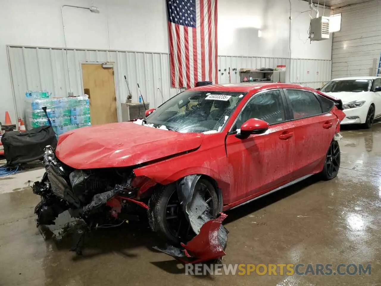 1 Photograph of a damaged car 19XFL1H86PE011054 HONDA CIVIC 2023