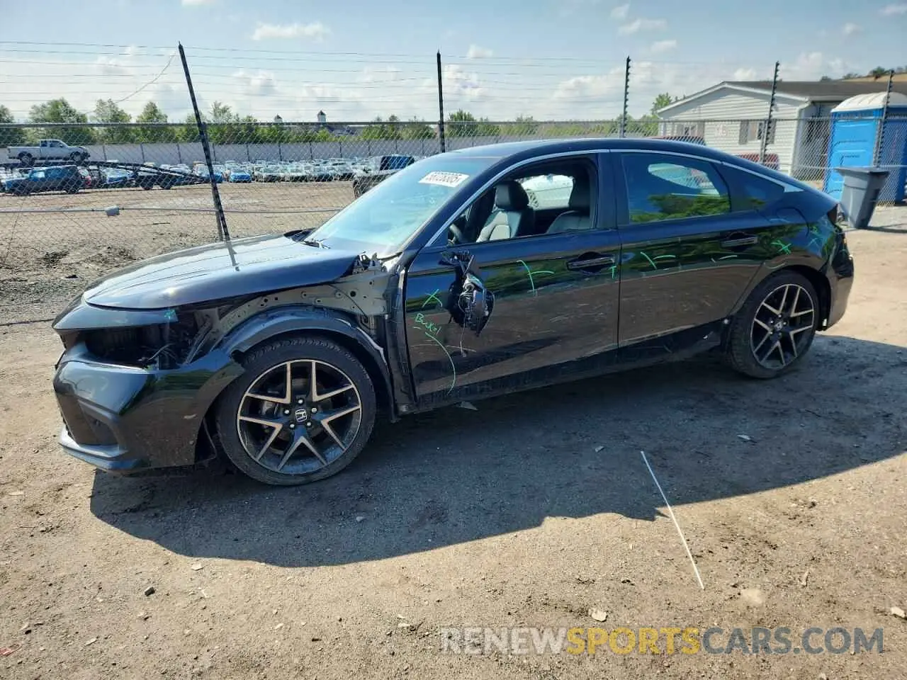1 Photograph of a damaged car 19XFL1H8XPE000932 HONDA CIVIC 2023