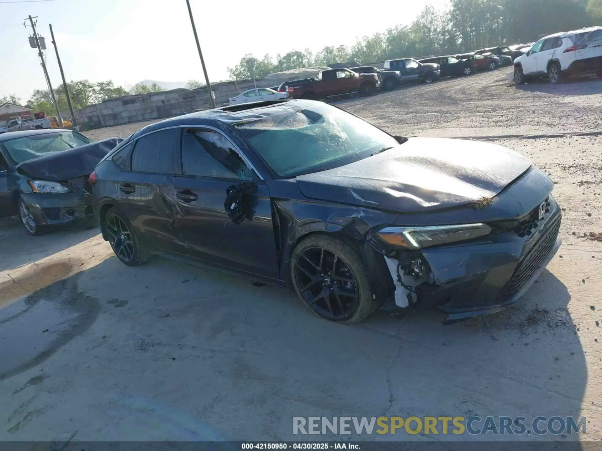 1 Photograph of a damaged car 19XFL1H8XPE006441 HONDA CIVIC 2023