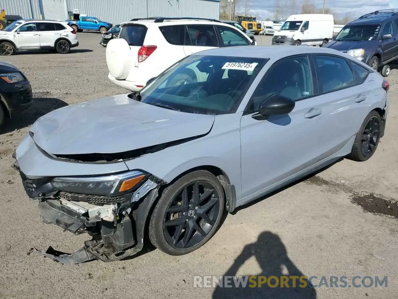 1 Photograph of a damaged car 19XFL2G86PE018299 HONDA CIVIC 2023