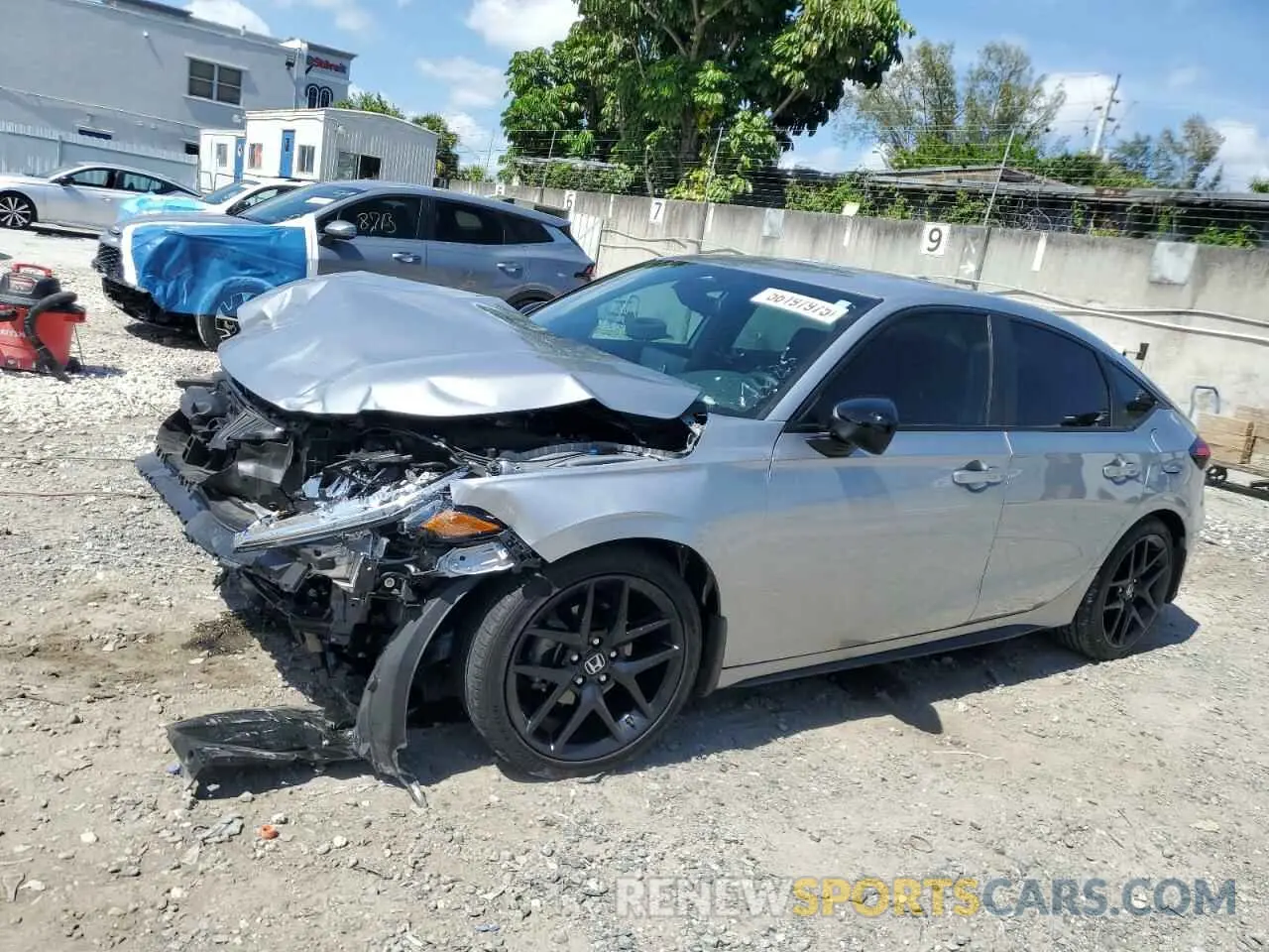 1 Photograph of a damaged car 19XFL2H80PE015168 HONDA CIVIC 2023