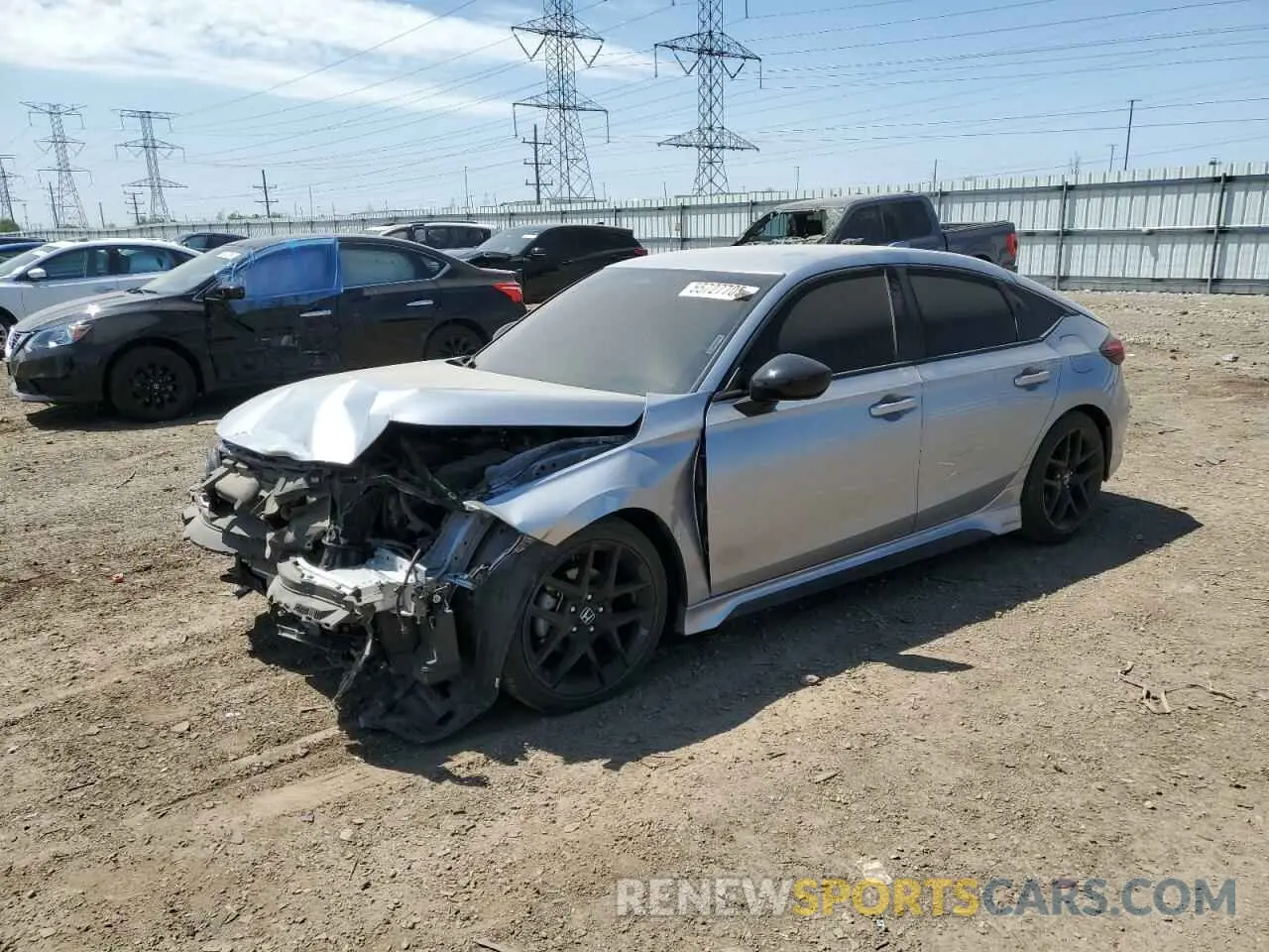 1 Photograph of a damaged car 19XFL2H80PE021469 HONDA CIVIC 2023