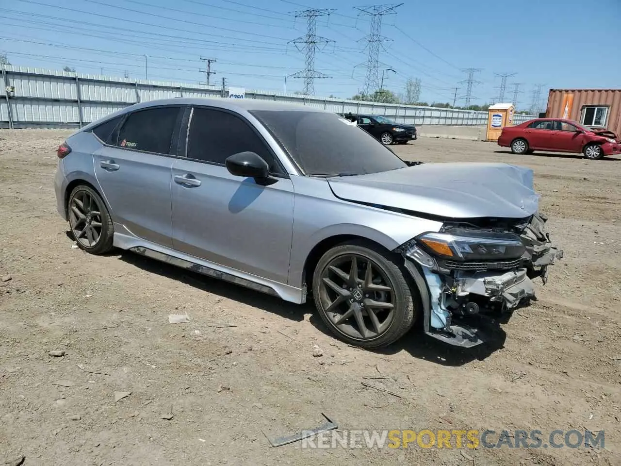 4 Photograph of a damaged car 19XFL2H80PE021469 HONDA CIVIC 2023