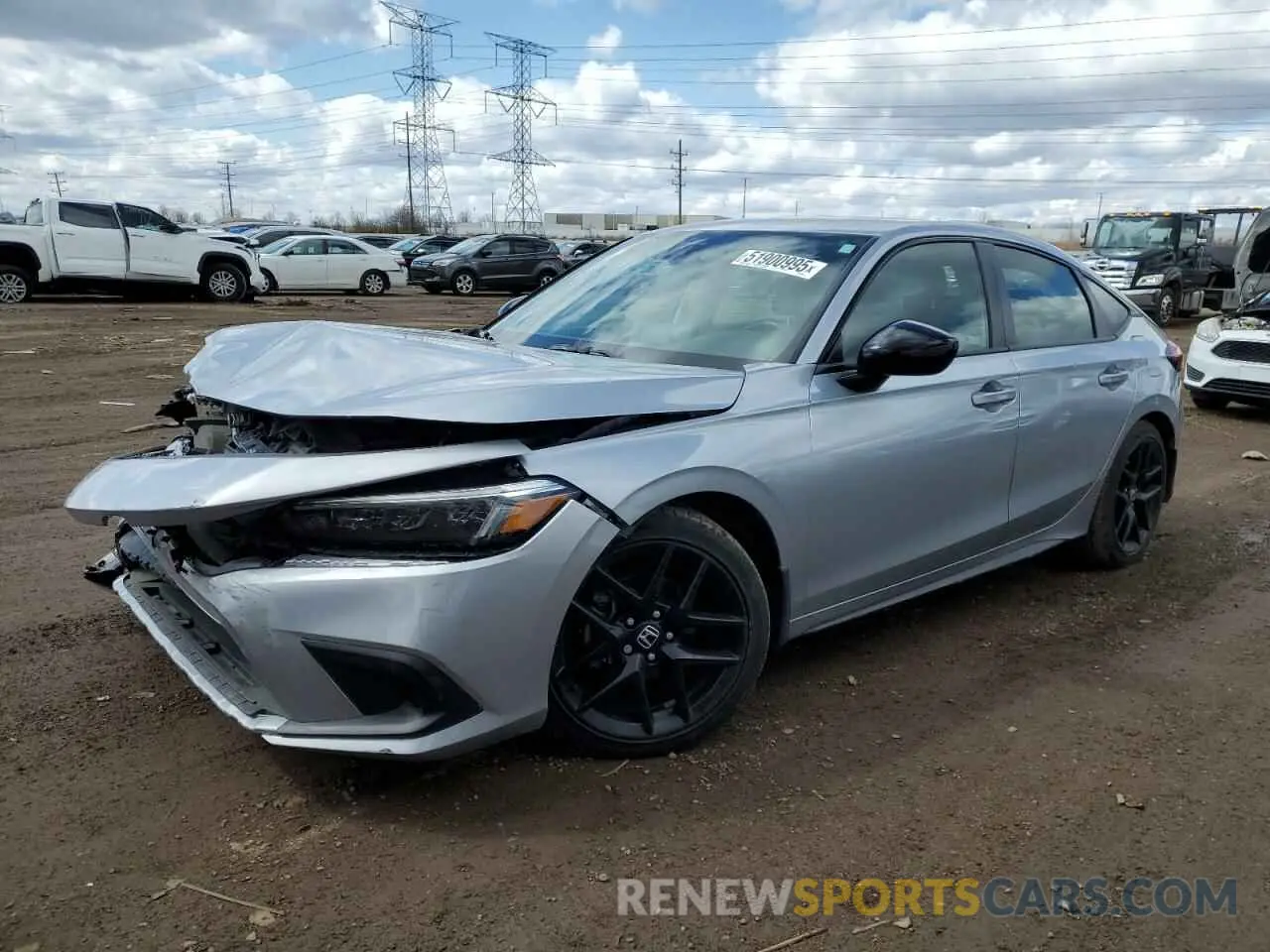 1 Photograph of a damaged car 19XFL2H82PE002065 HONDA CIVIC 2023