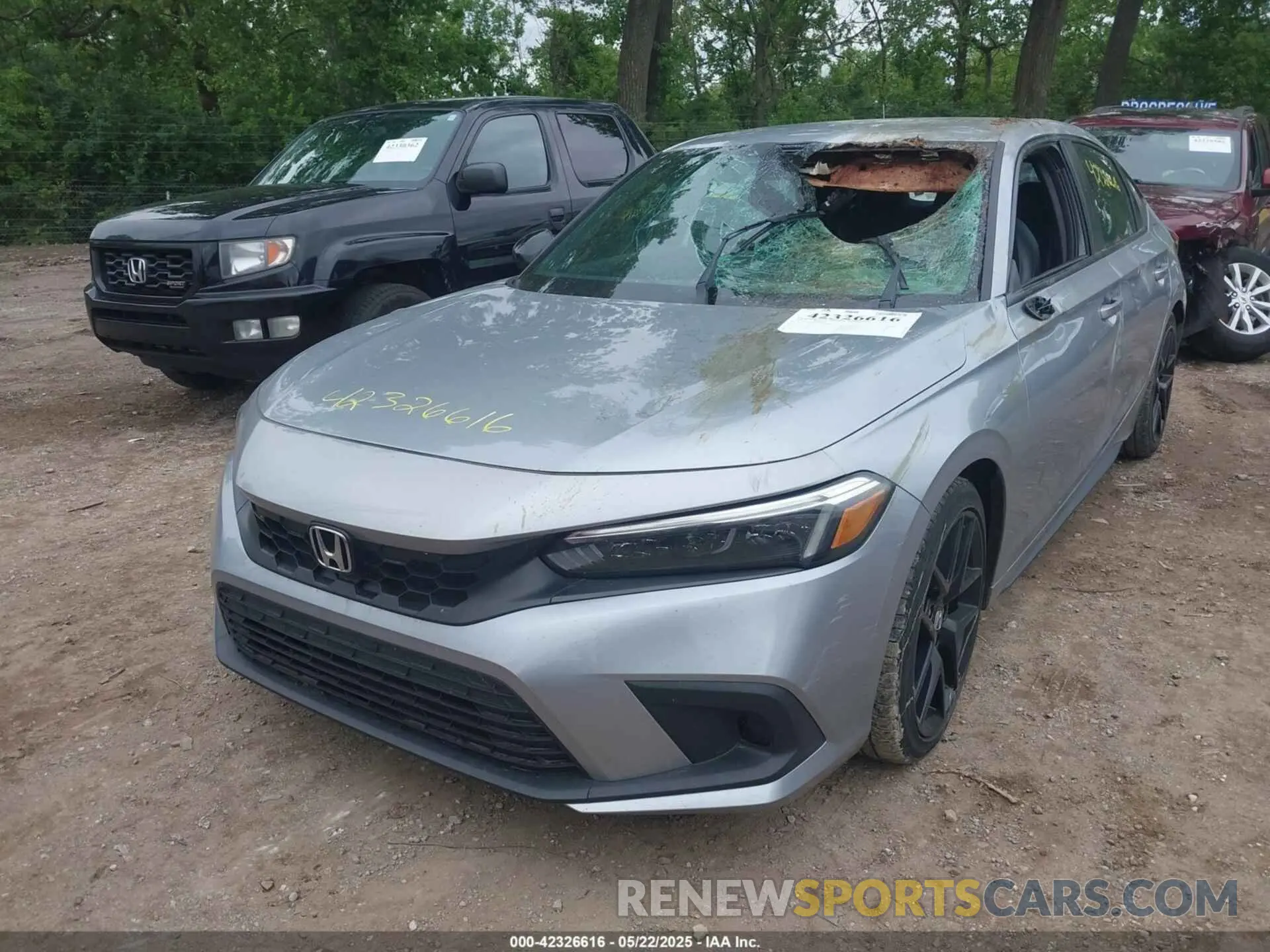 2 Photograph of a damaged car 19XFL2H83PE000910 HONDA CIVIC 2023