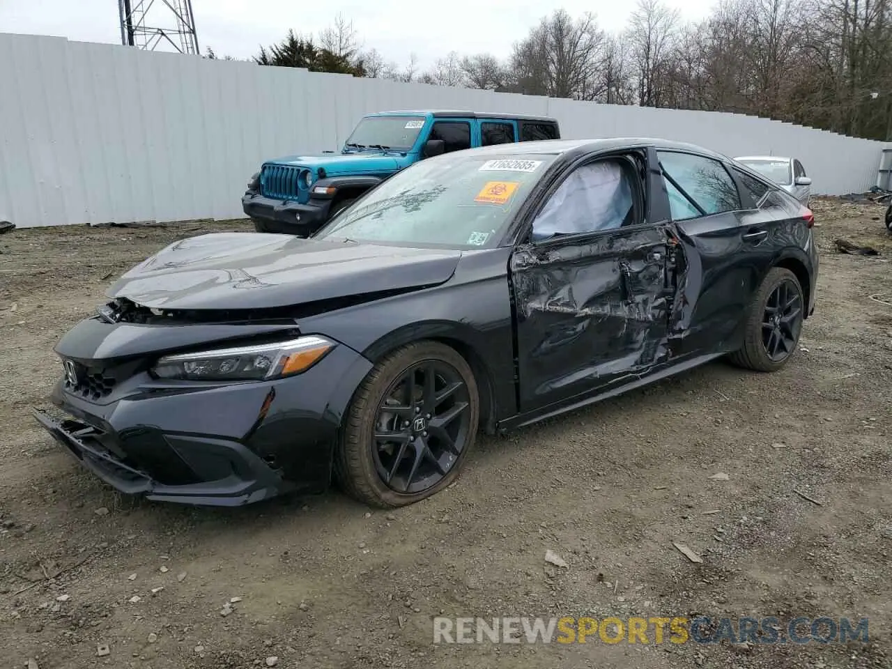 1 Photograph of a damaged car 19XFL2H83PE007243 HONDA CIVIC 2023