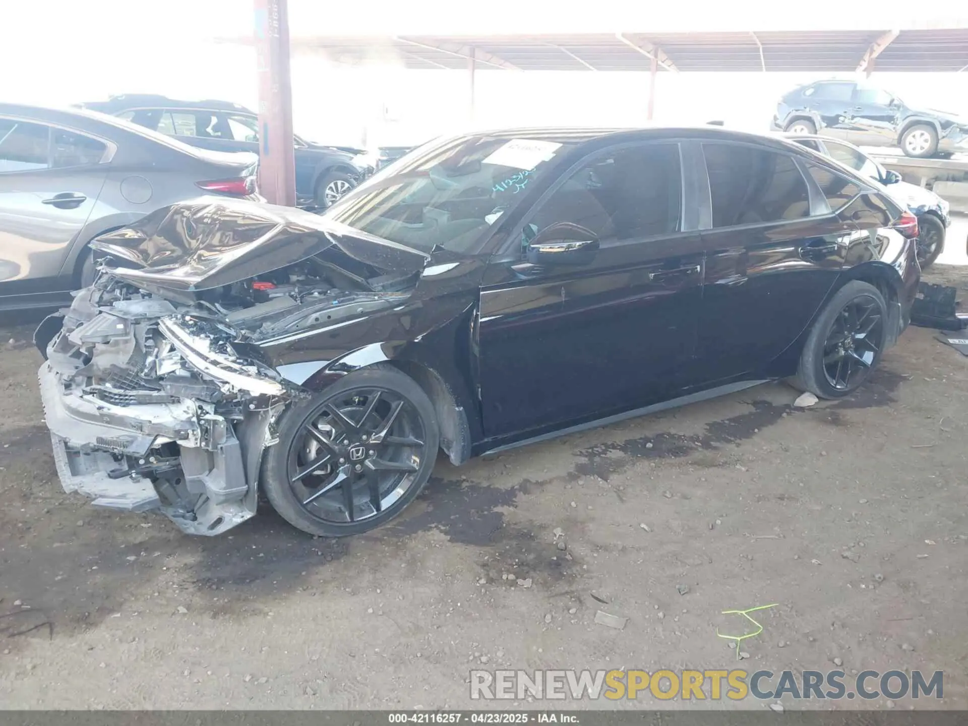2 Photograph of a damaged car 19XFL2H83PE013527 HONDA CIVIC 2023