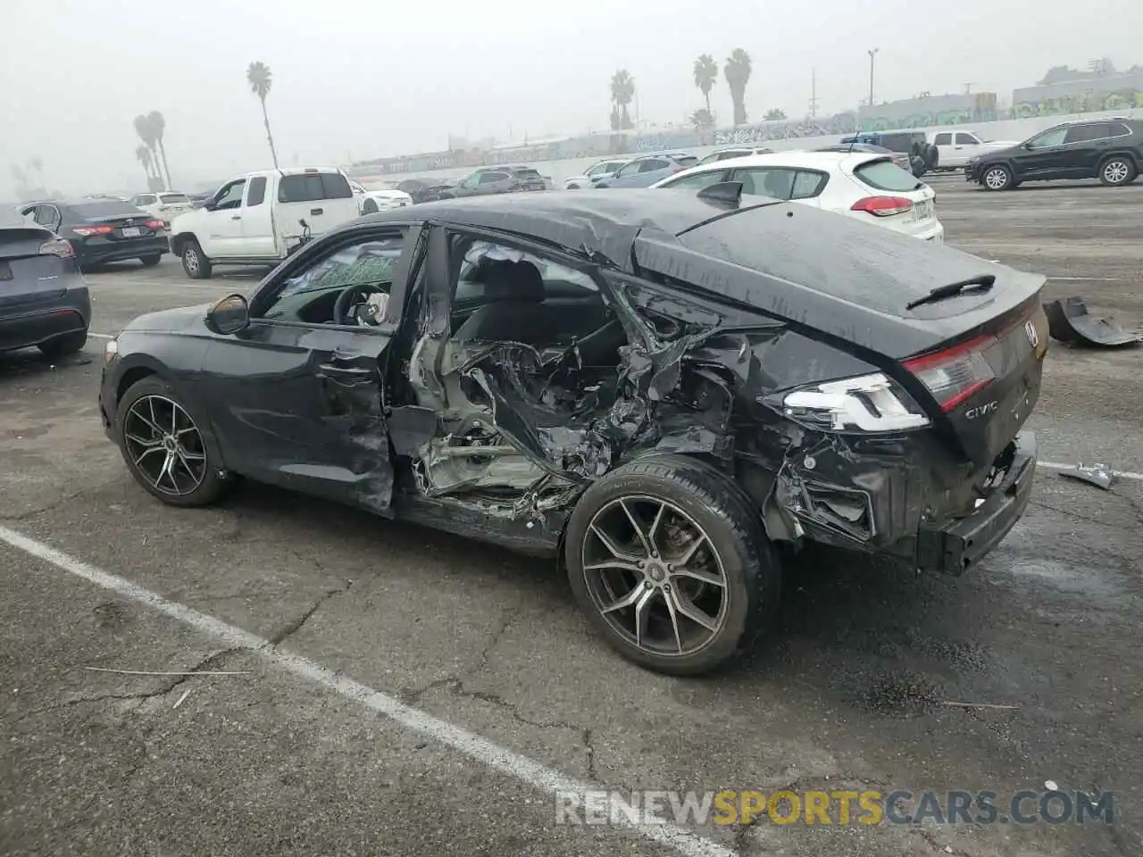 2 Photograph of a damaged car 19XFL2H83PE018498 HONDA CIVIC 2023