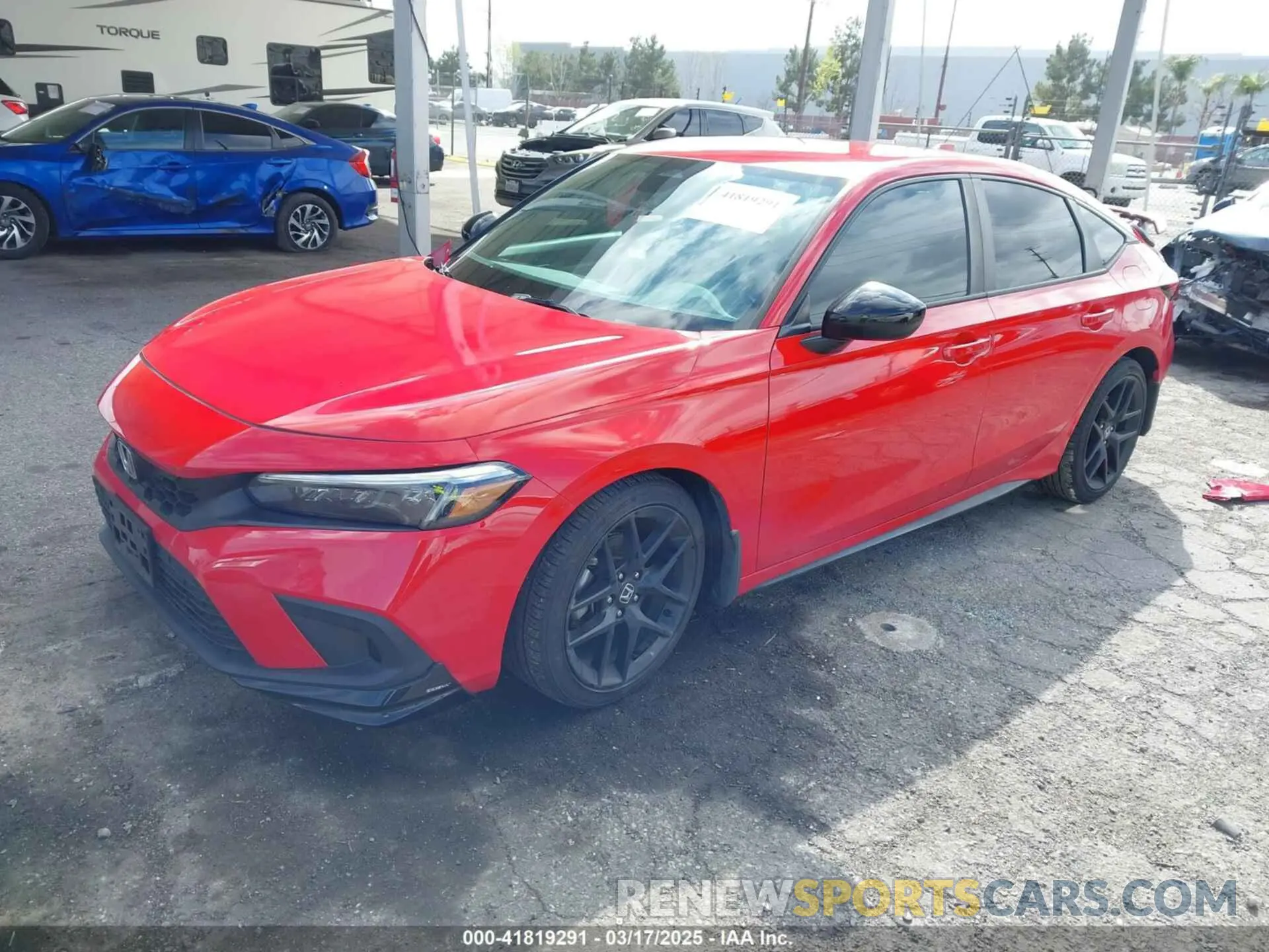 2 Photograph of a damaged car 19XFL2H85PE012038 HONDA CIVIC 2023