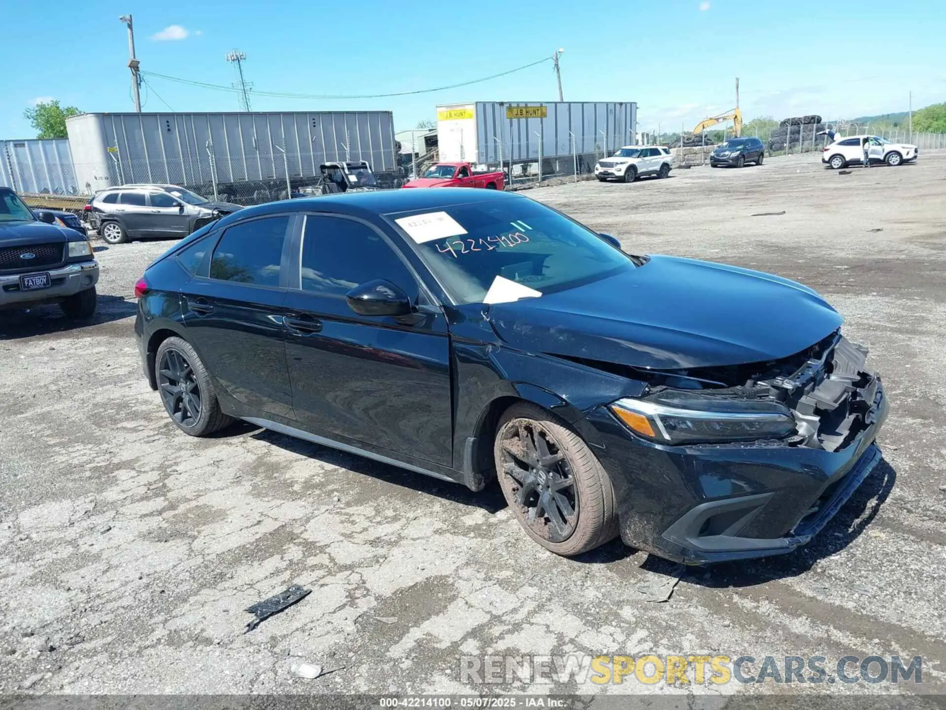 1 Photograph of a damaged car 19XFL2H88PE019517 HONDA CIVIC 2023