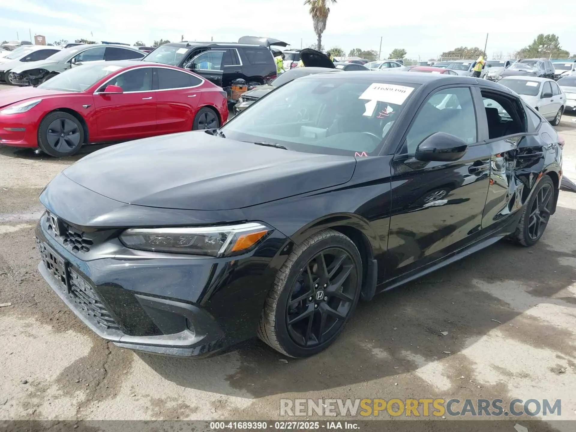 2 Photograph of a damaged car 19XFL2H89PE001737 HONDA CIVIC 2023