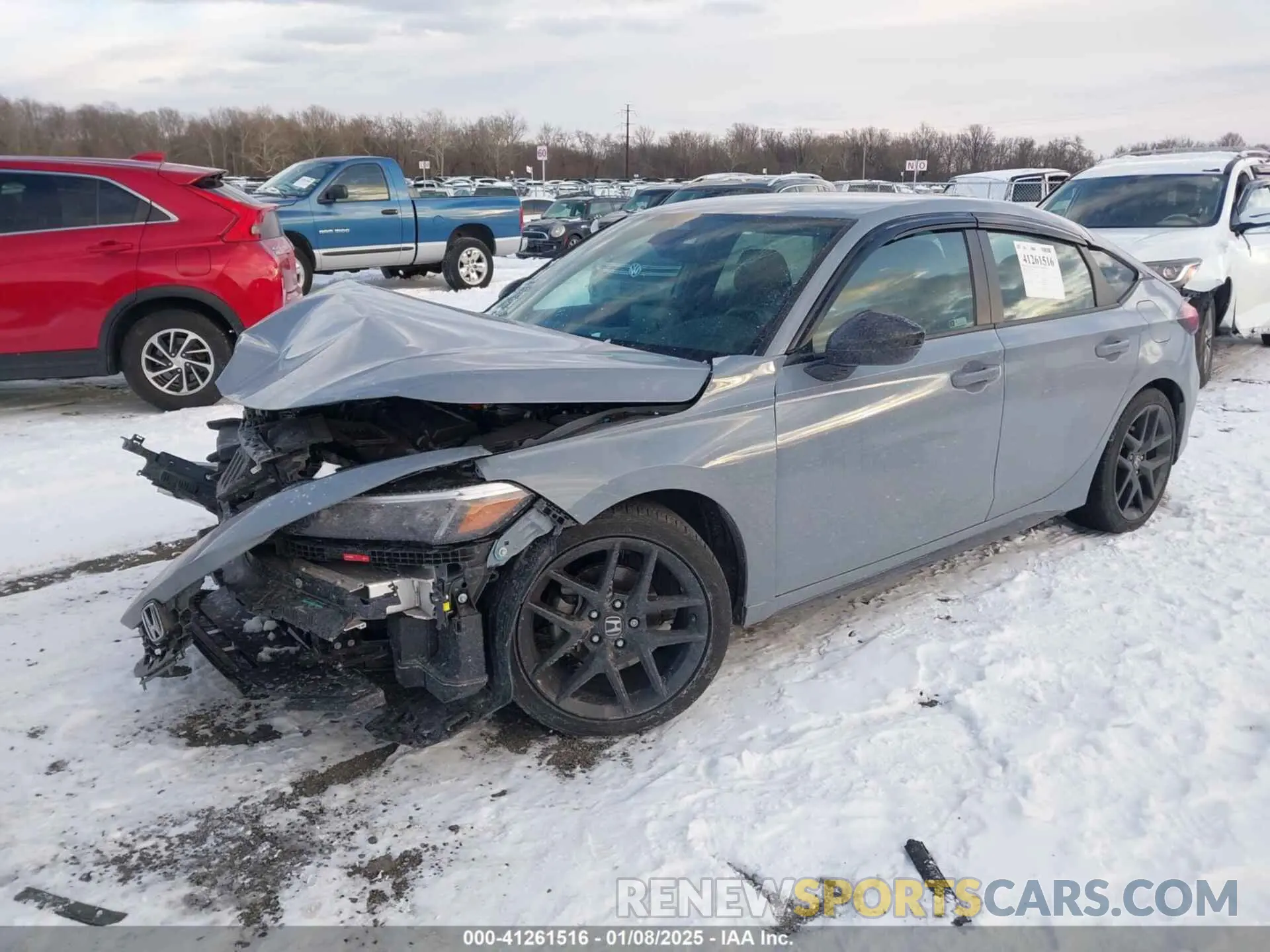 2 Photograph of a damaged car 19XFL2H89PE007781 HONDA CIVIC 2023