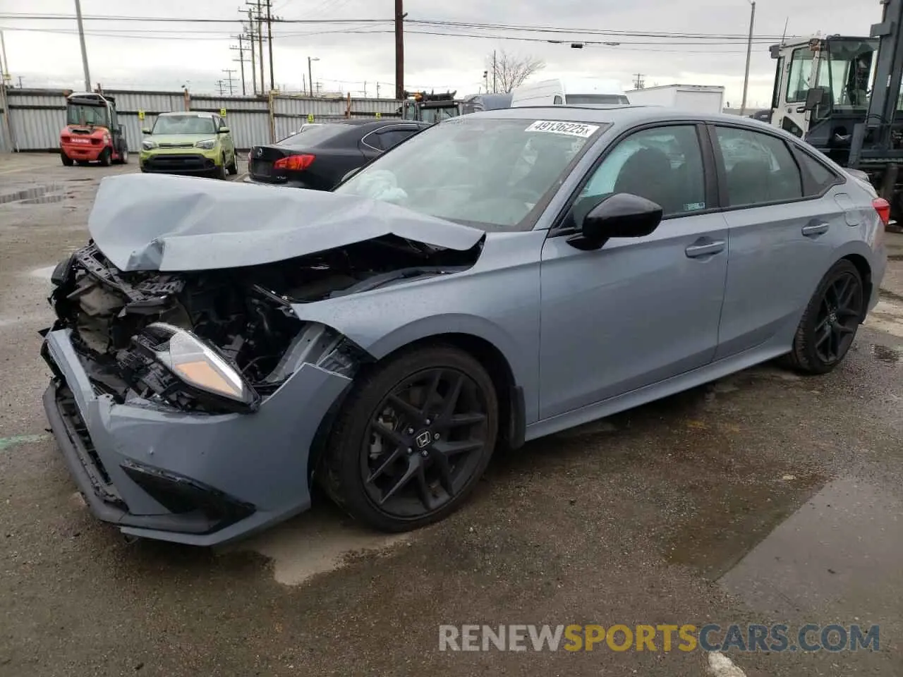1 Photograph of a damaged car 2HGFE1E5XPH472543 HONDA CIVIC 2023