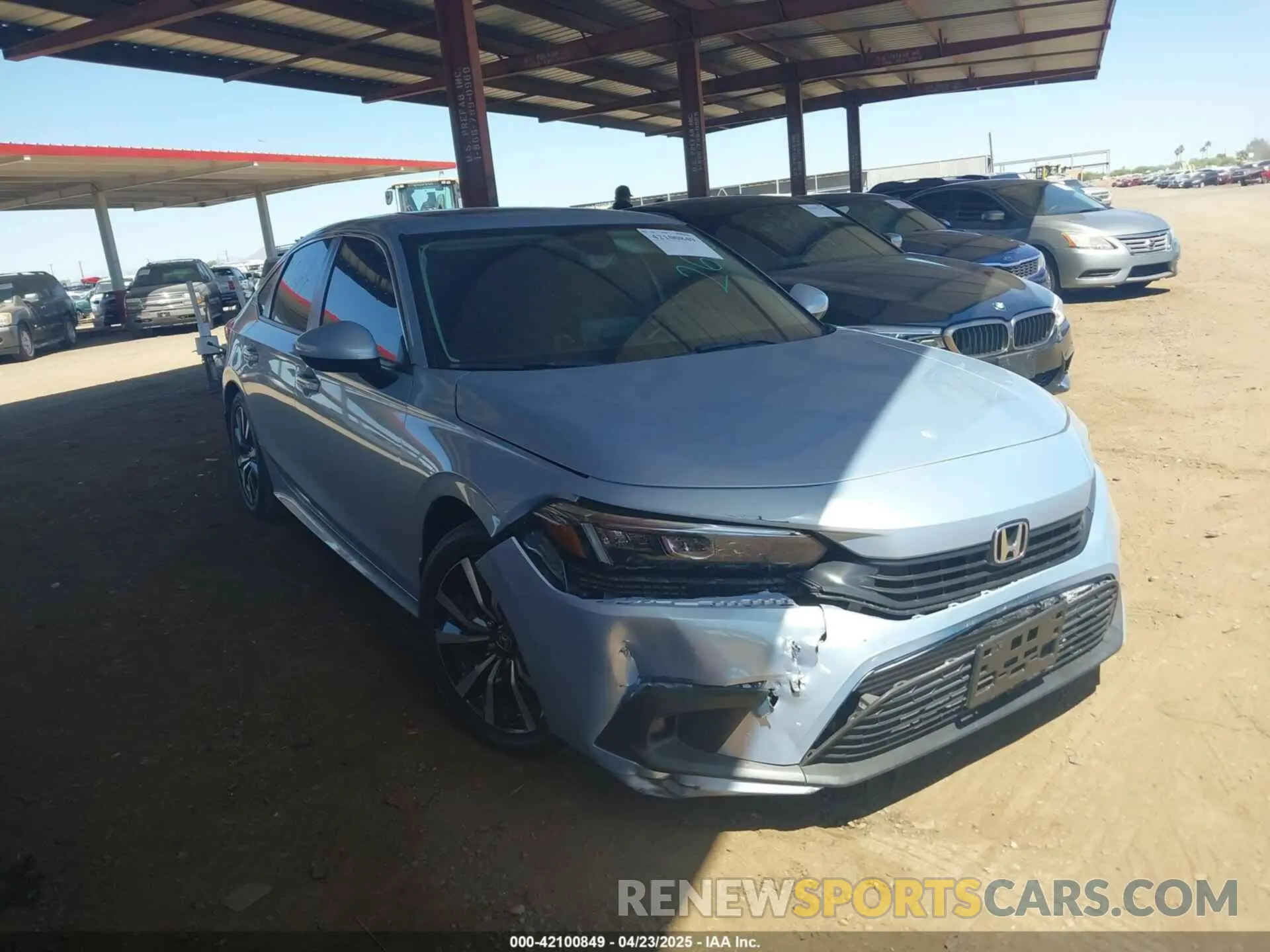 1 Photograph of a damaged car 2HGFE1F70PH310050 HONDA CIVIC 2023