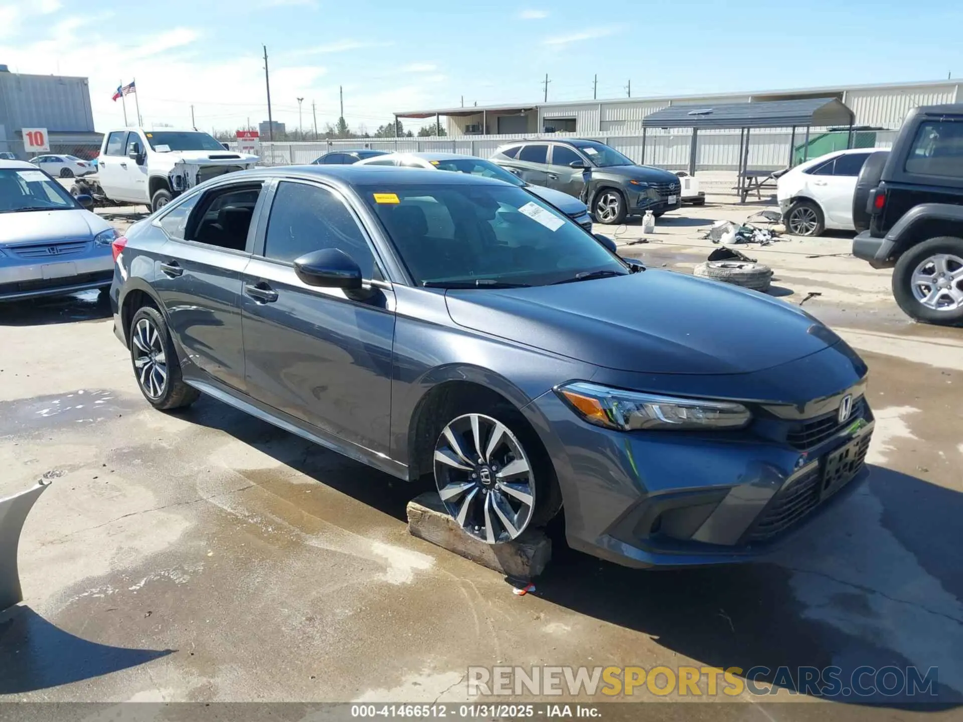 1 Photograph of a damaged car 2HGFE1F71PH301566 HONDA CIVIC 2023