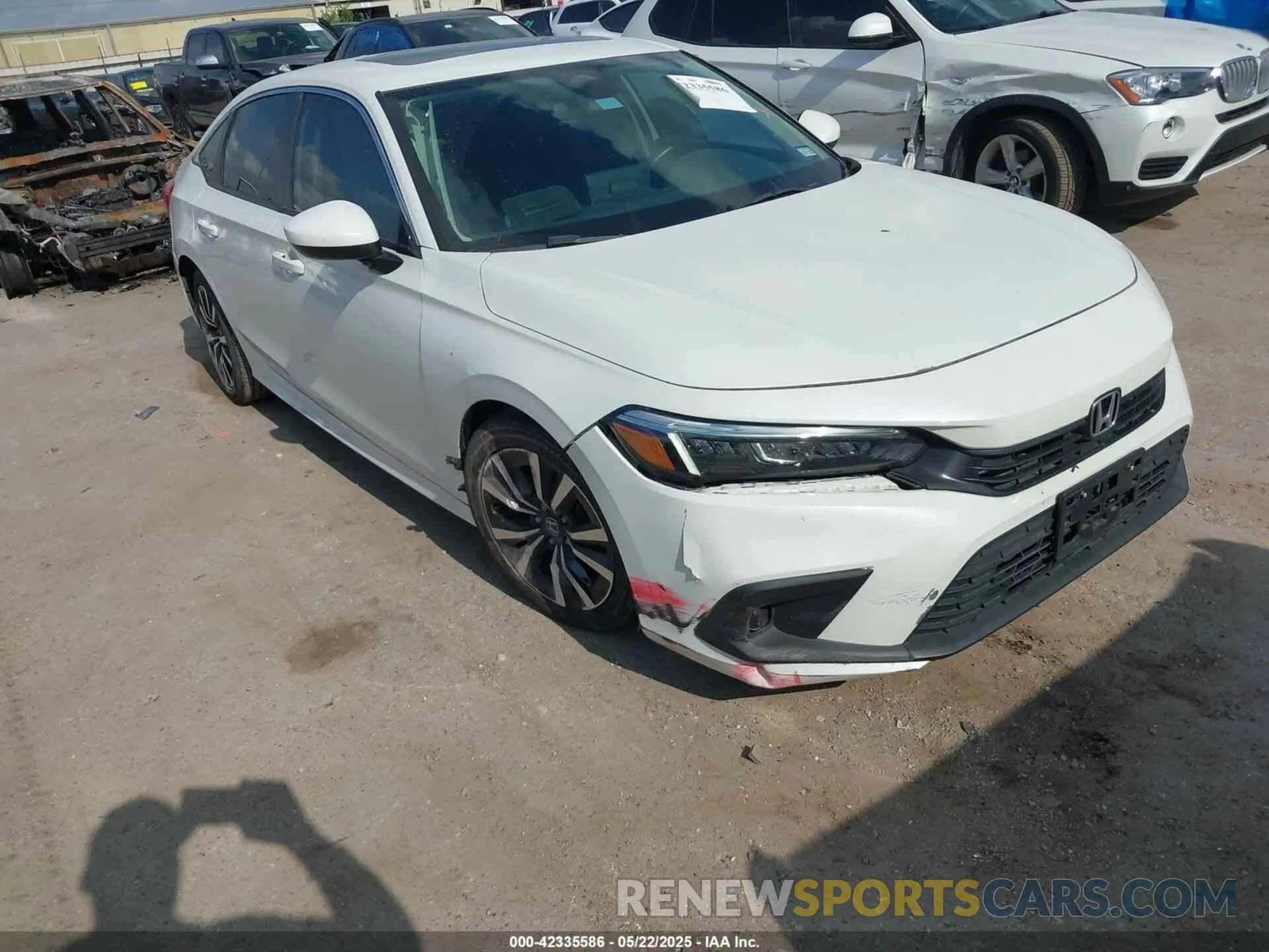 1 Photograph of a damaged car 2HGFE1F71PH321400 HONDA CIVIC 2023