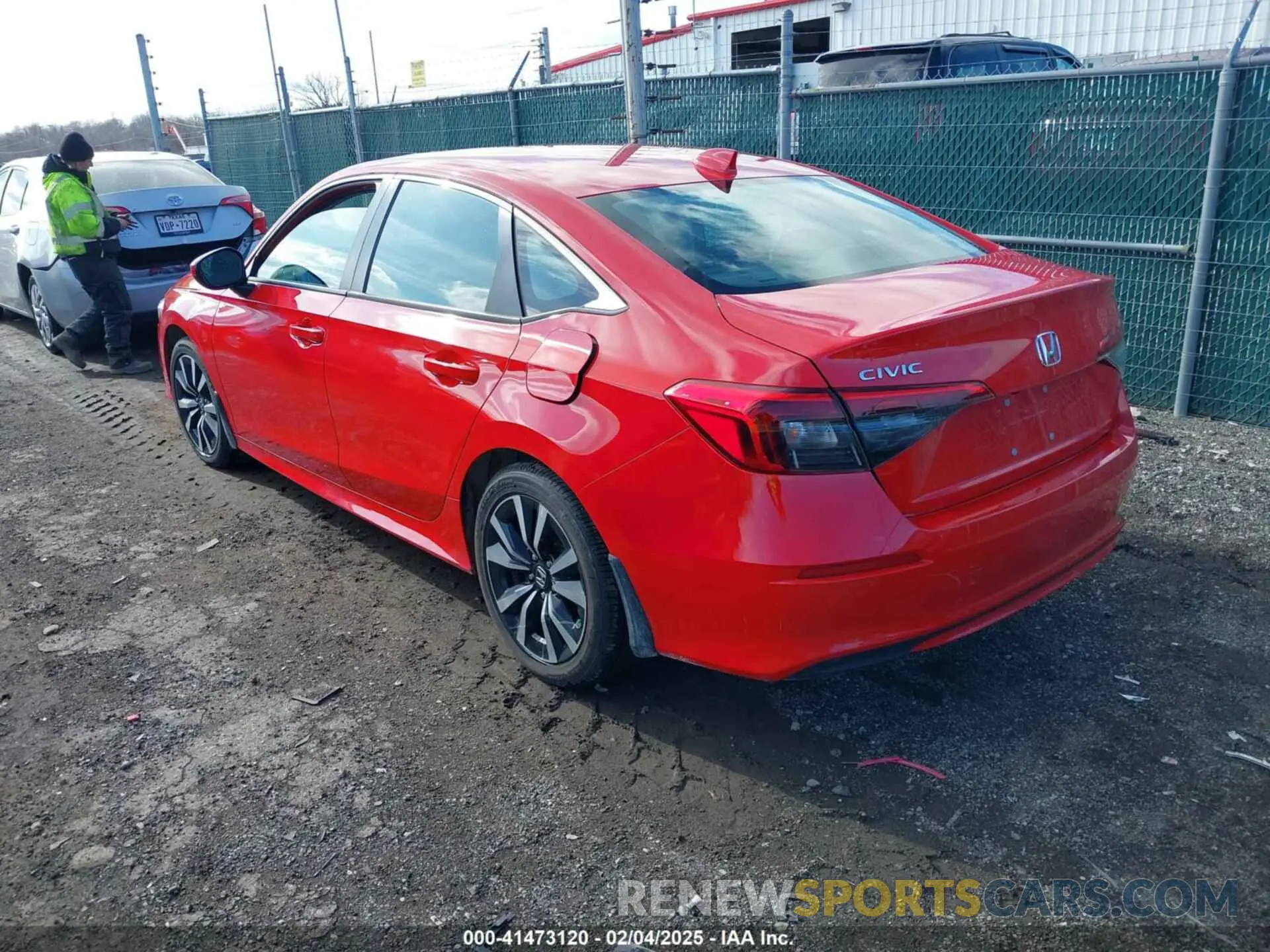 14 Photograph of a damaged car 2HGFE1F71PH322143 HONDA CIVIC 2023