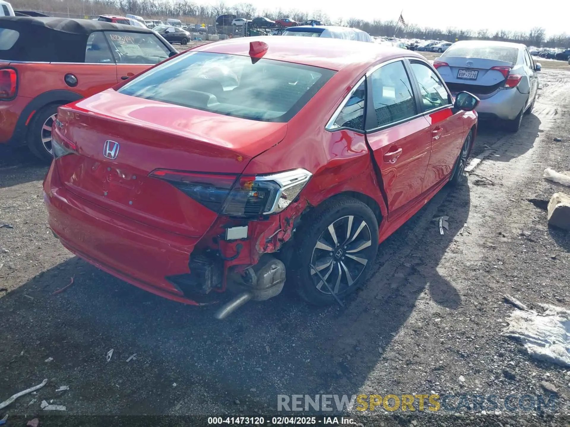 4 Photograph of a damaged car 2HGFE1F71PH322143 HONDA CIVIC 2023