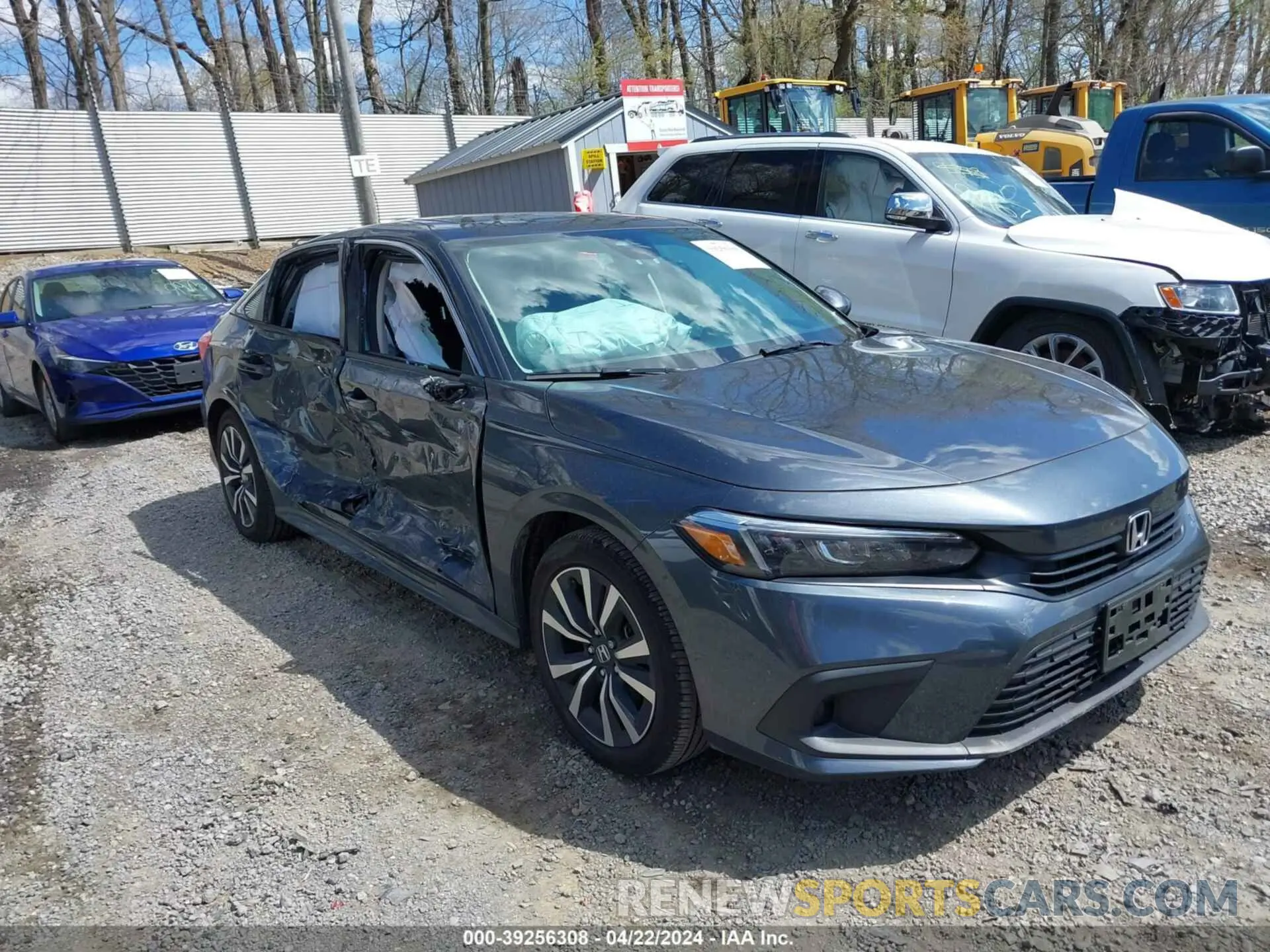1 Photograph of a damaged car 2HGFE1F71PH324023 HONDA CIVIC 2023