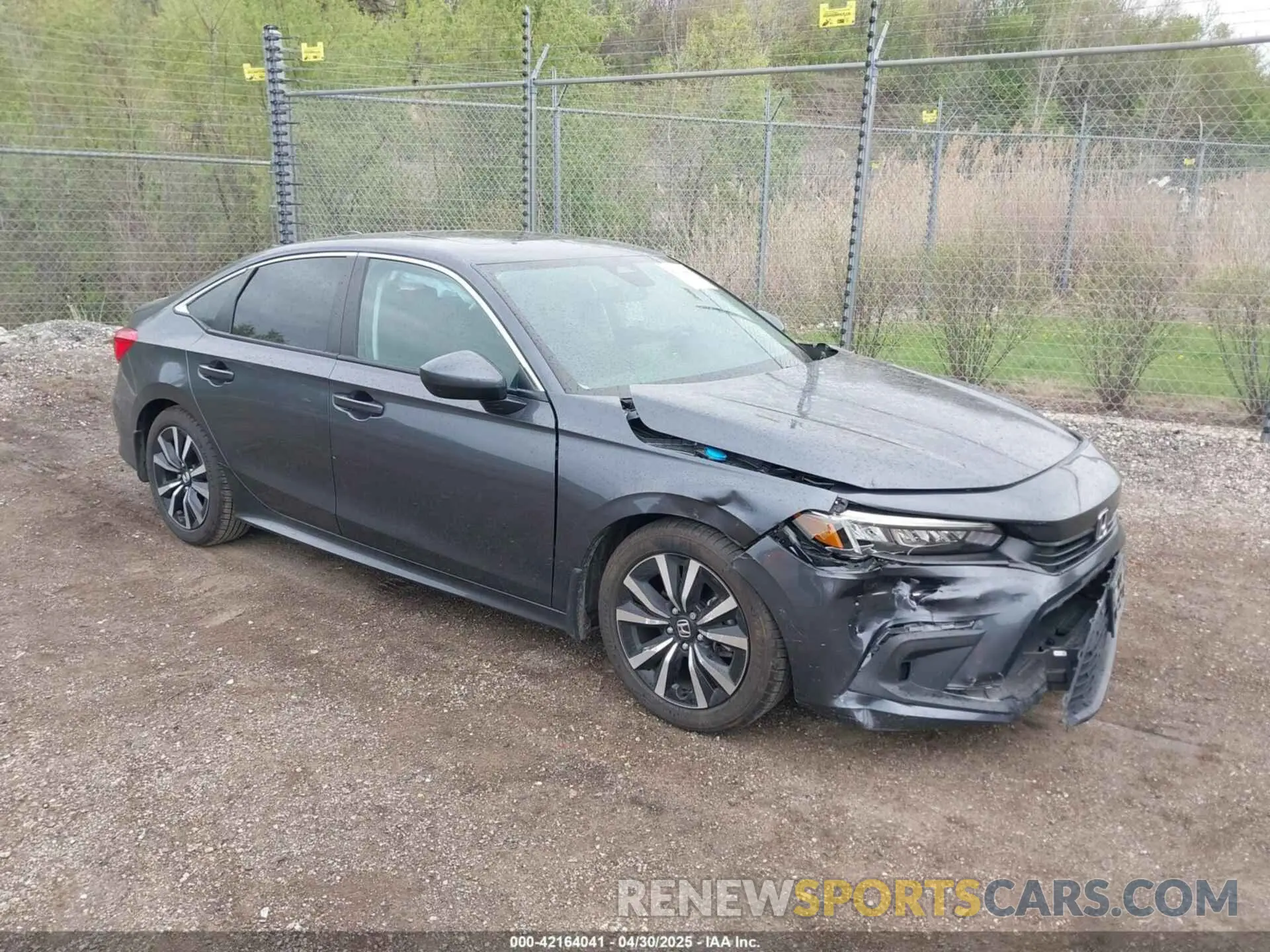 1 Photograph of a damaged car 2HGFE1F72PH303987 HONDA CIVIC 2023