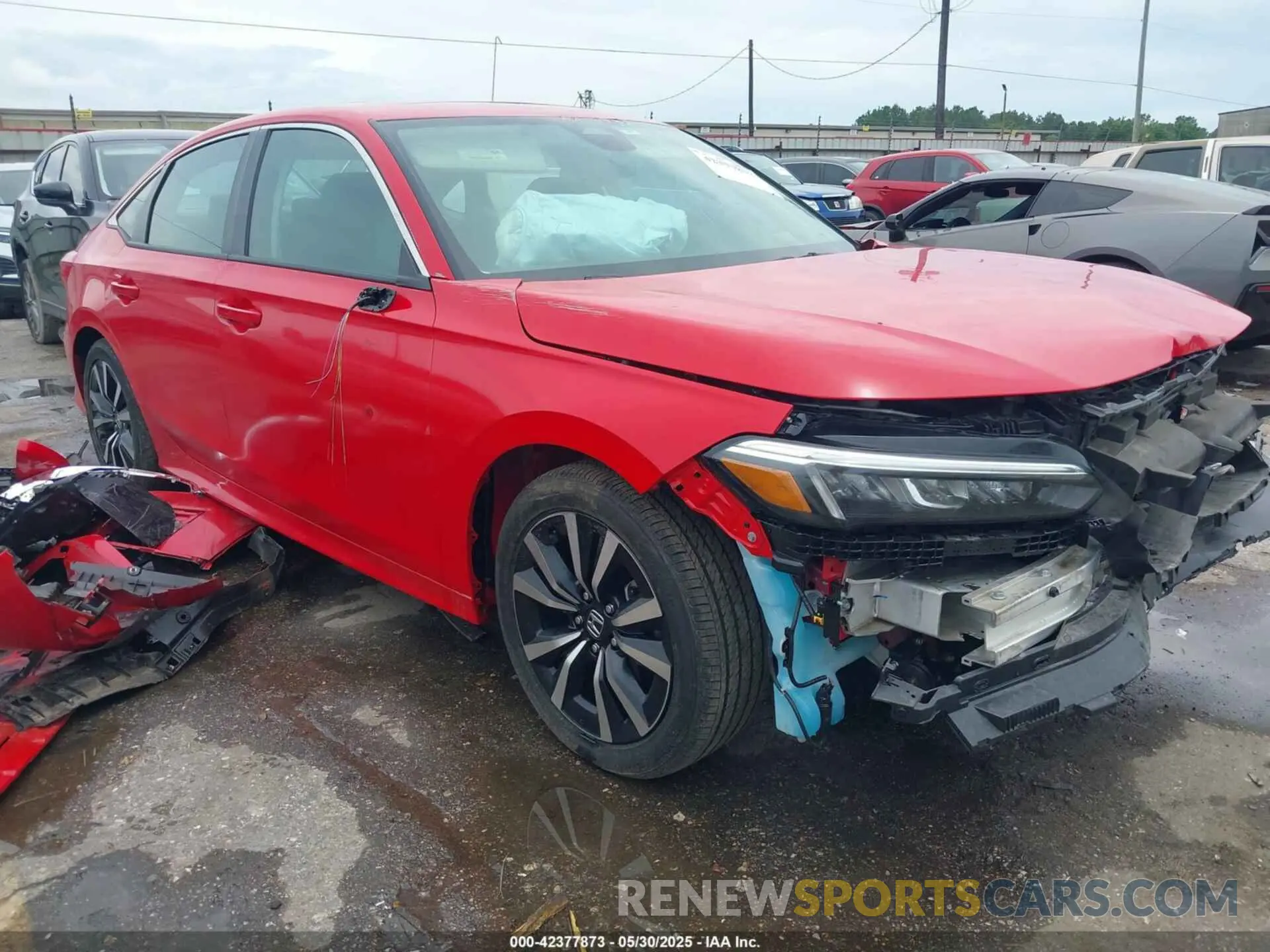 1 Photograph of a damaged car 2HGFE1F72PH309952 HONDA CIVIC 2023