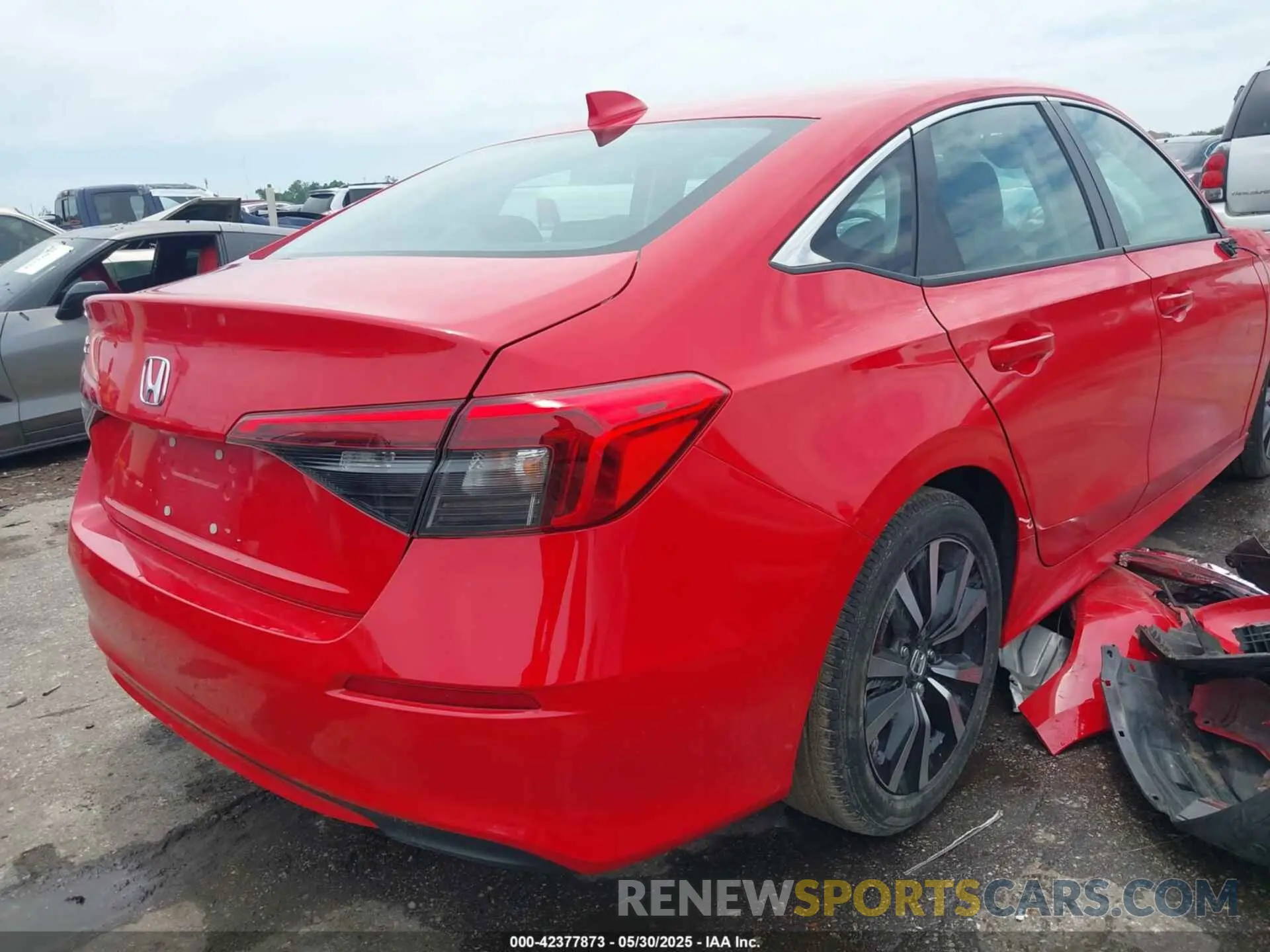 4 Photograph of a damaged car 2HGFE1F72PH309952 HONDA CIVIC 2023