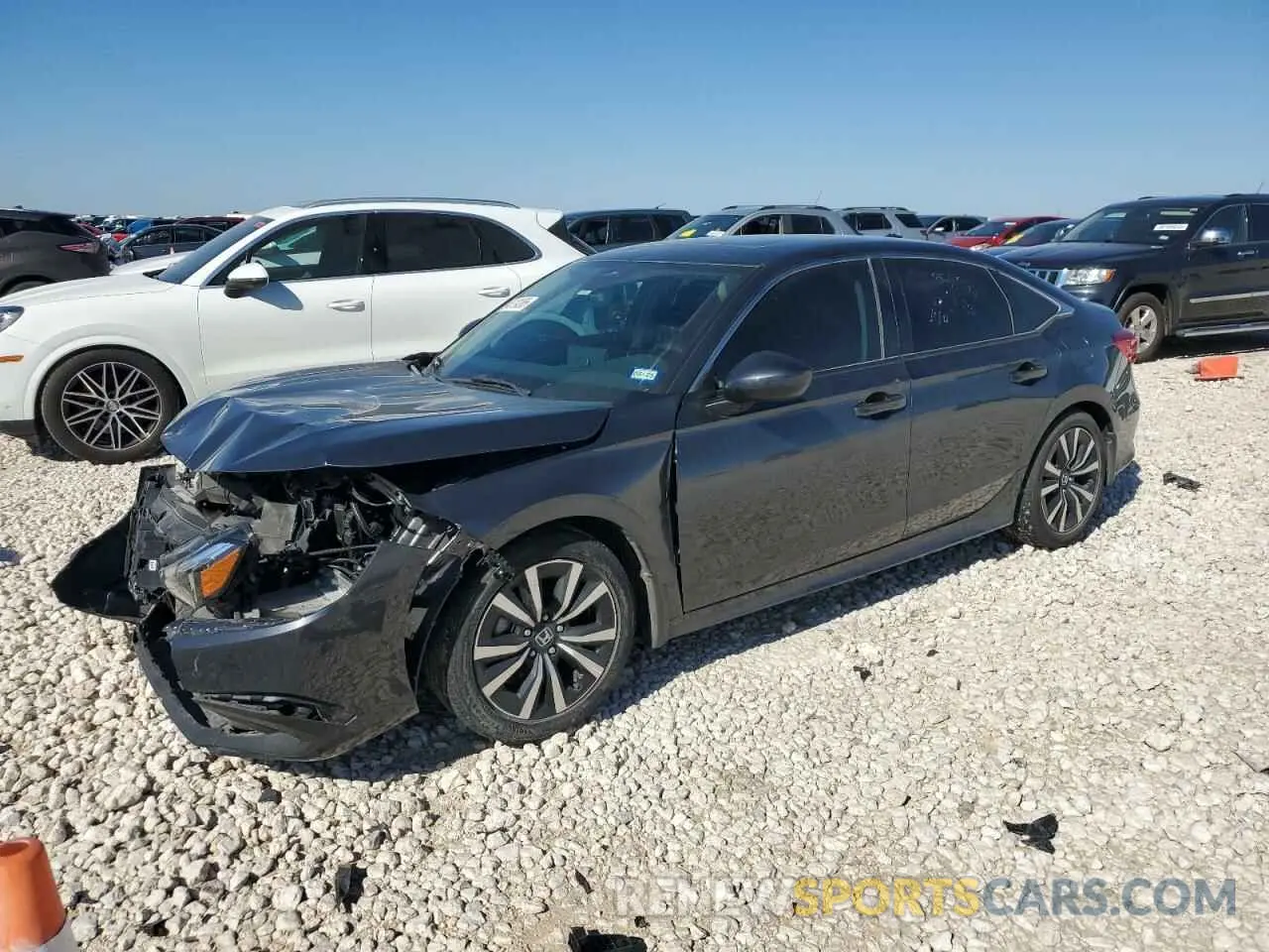 1 Photograph of a damaged car 2HGFE1F72PH312219 HONDA CIVIC 2023