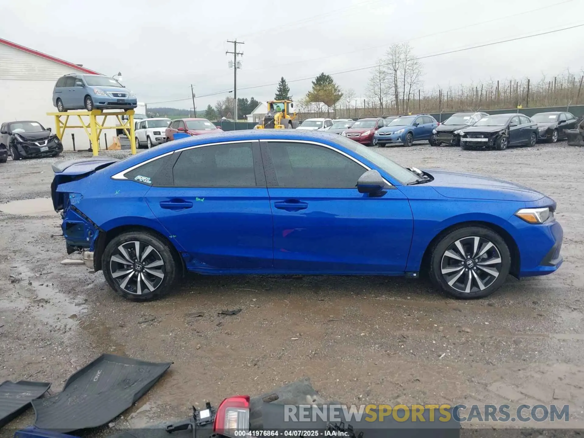 14 Photograph of a damaged car 2HGFE1F72PH322183 HONDA CIVIC 2023