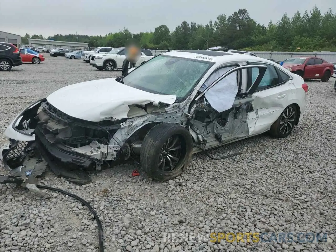 1 Photograph of a damaged car 2HGFE1F72PH323768 HONDA CIVIC 2023