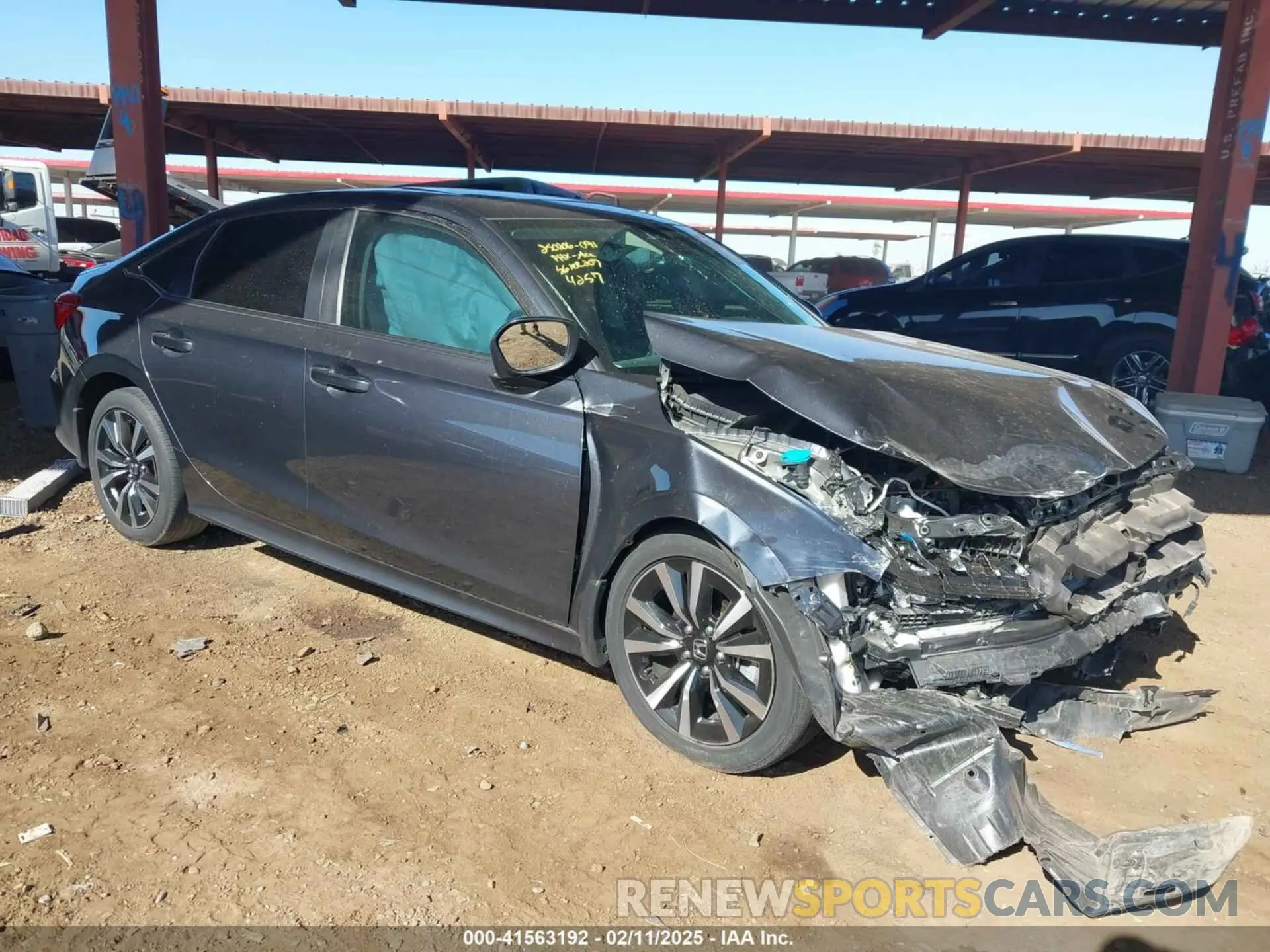 1 Photograph of a damaged car 2HGFE1F73PH304257 HONDA CIVIC 2023