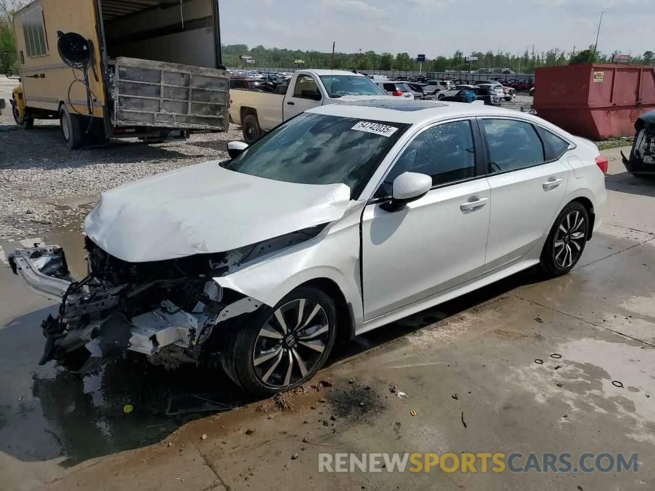 1 Photograph of a damaged car 2HGFE1F73PH308955 HONDA CIVIC 2023