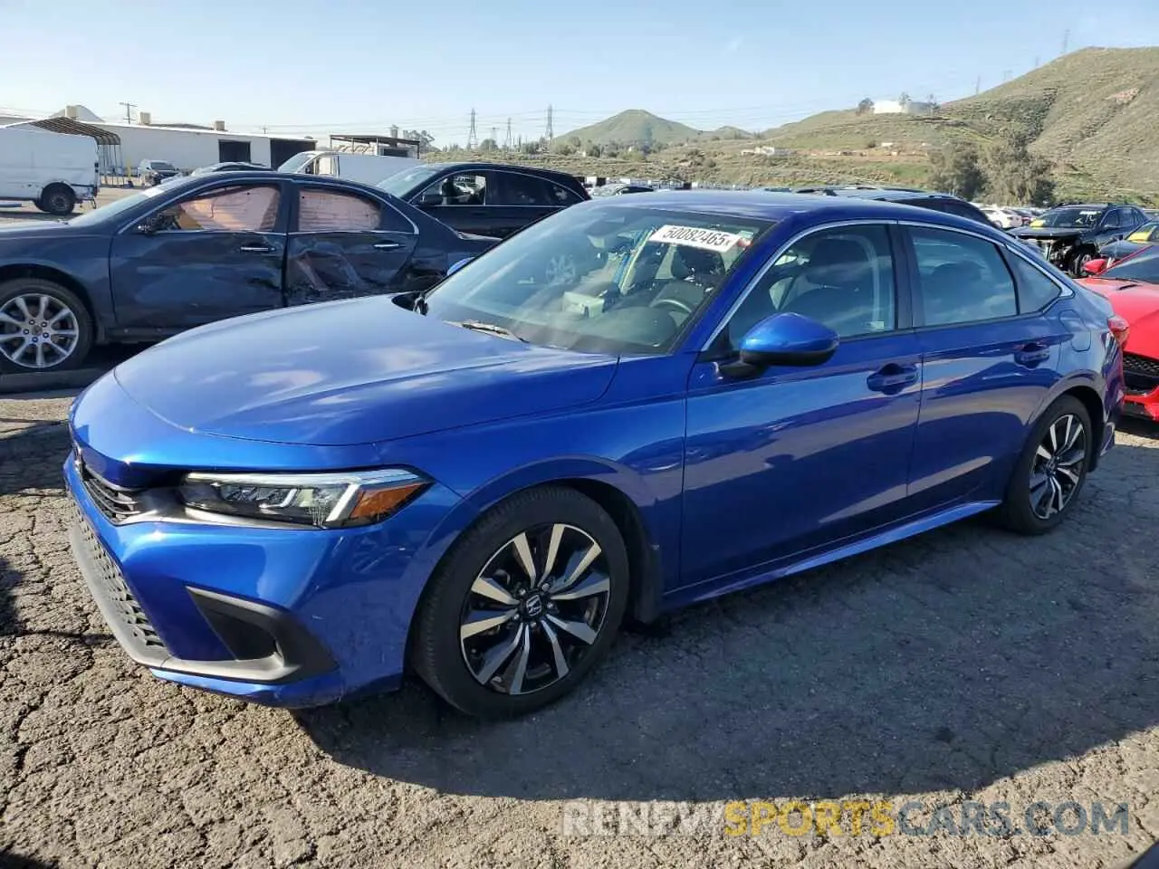 1 Photograph of a damaged car 2HGFE1F74PH304140 HONDA CIVIC 2023