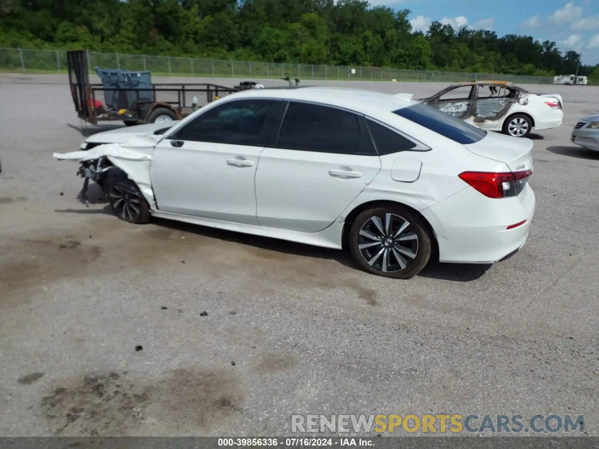 14 Photograph of a damaged car 2HGFE1F74PH306745 HONDA CIVIC 2023