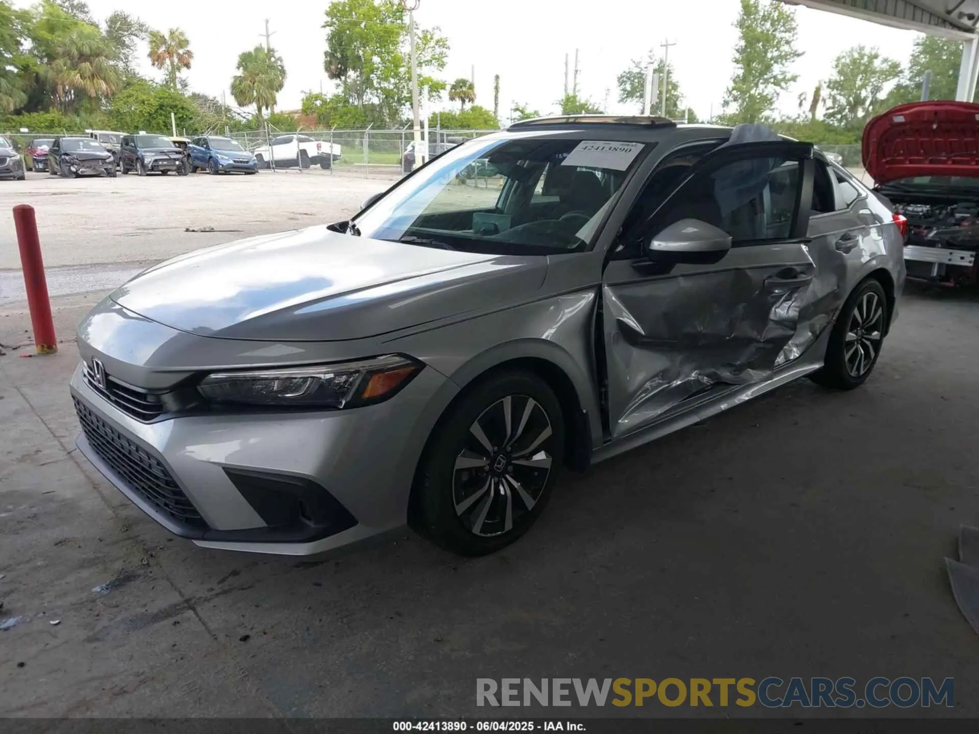 2 Photograph of a damaged car 2HGFE1F74PH321178 HONDA CIVIC 2023
