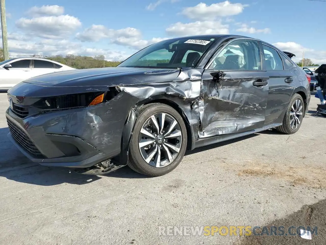 1 Photograph of a damaged car 2HGFE1F74PH325103 HONDA CIVIC 2023