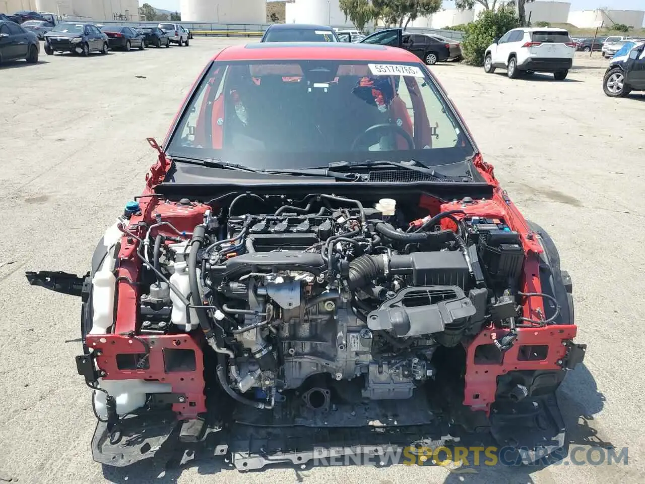 5 Photograph of a damaged car 2HGFE1F75PH300579 HONDA CIVIC 2023