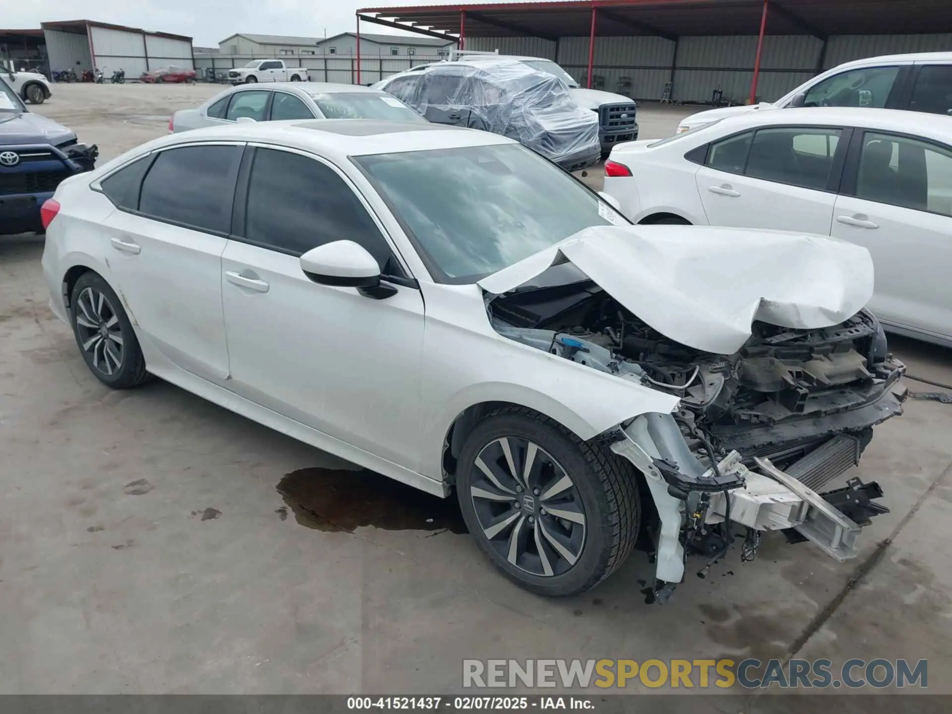 1 Photograph of a damaged car 2HGFE1F75PH302767 HONDA CIVIC 2023