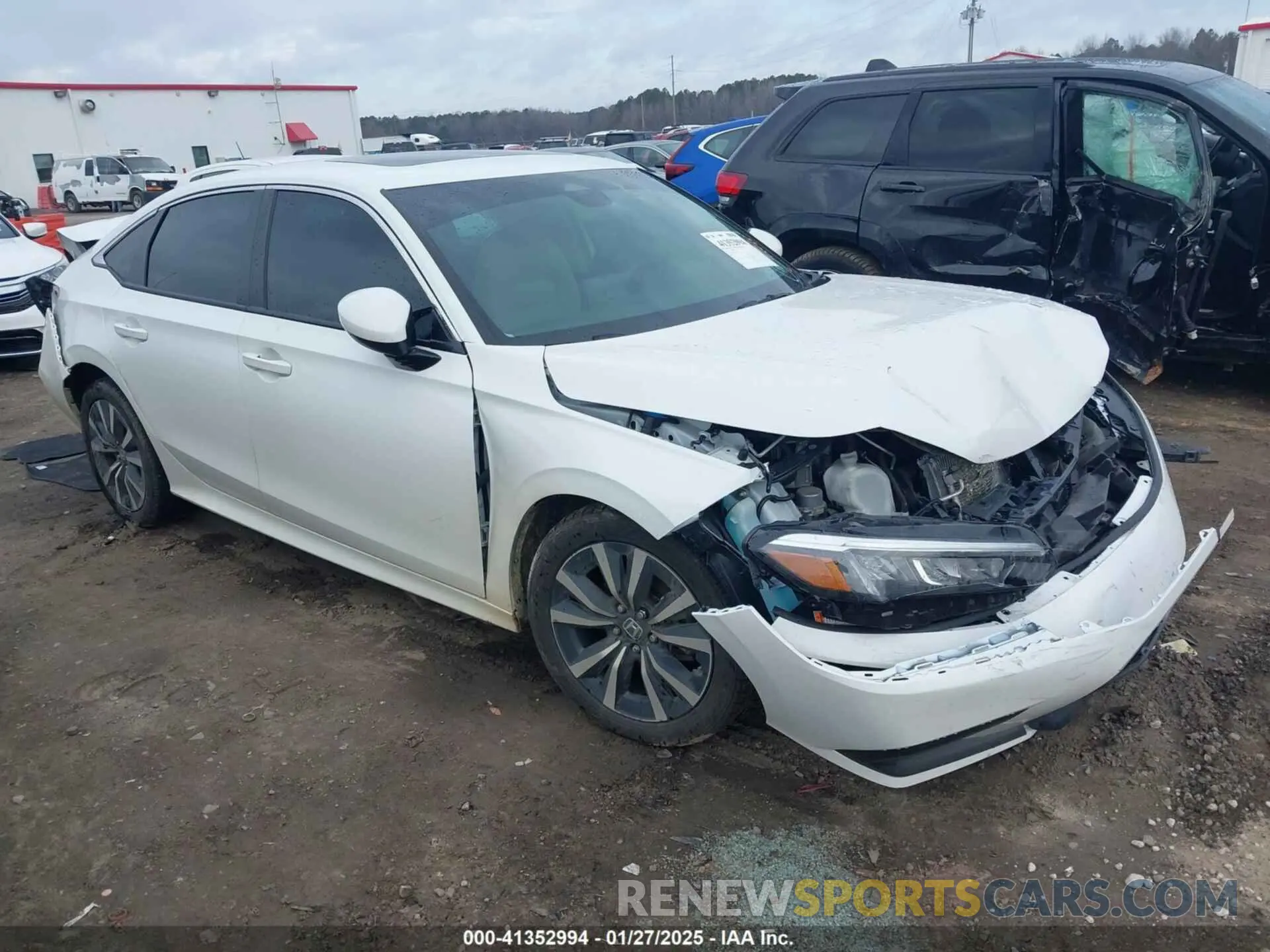 1 Photograph of a damaged car 2HGFE1F76PH309386 HONDA CIVIC 2023