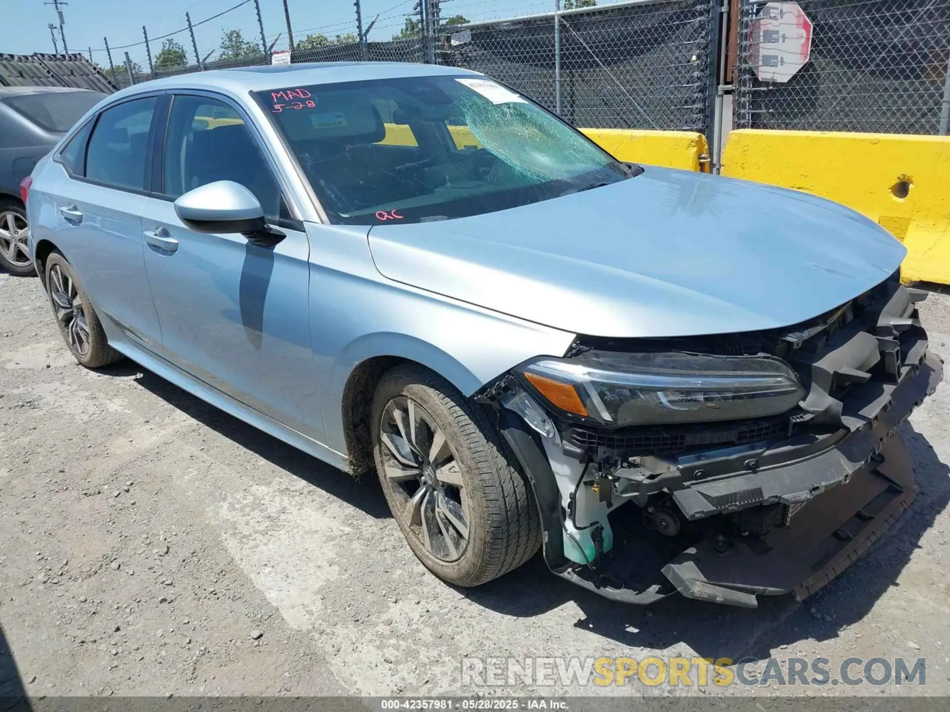 1 Photograph of a damaged car 2HGFE1F76PH309873 HONDA CIVIC 2023