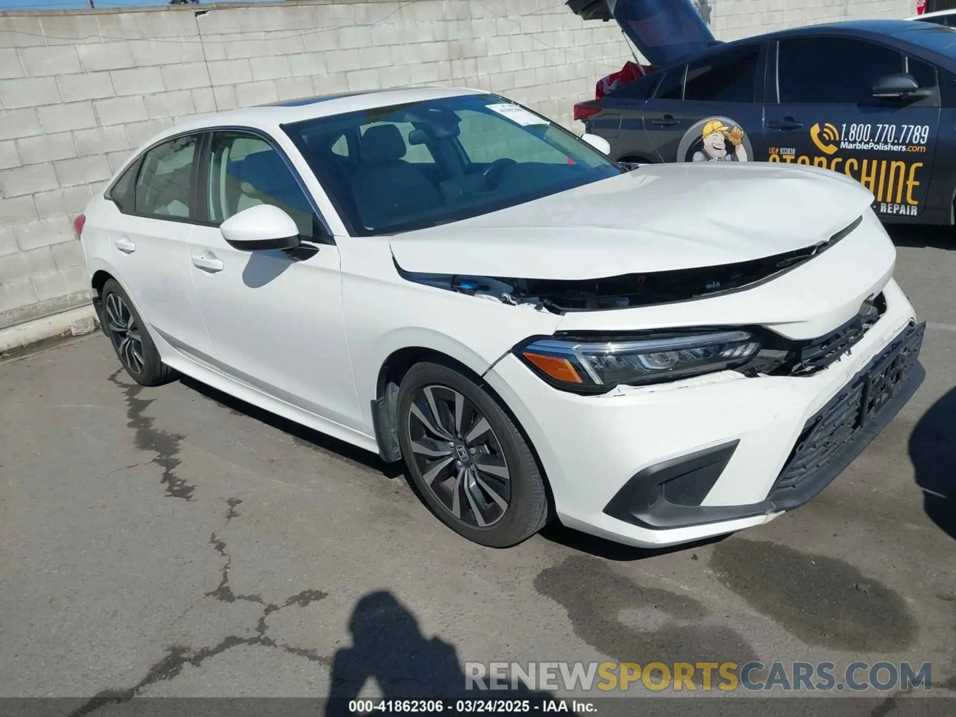 1 Photograph of a damaged car 2HGFE1F76PH314765 HONDA CIVIC 2023