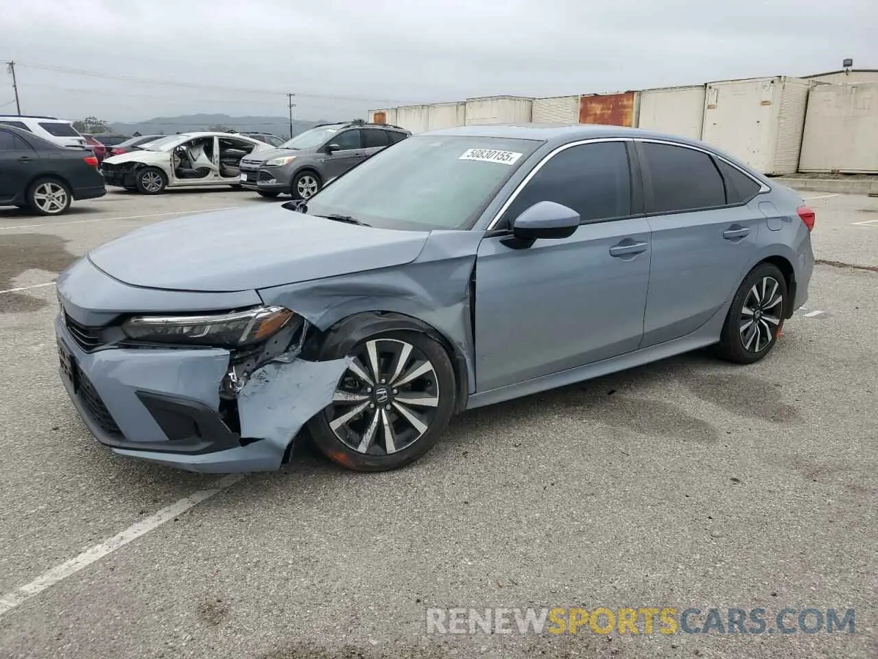 1 Photograph of a damaged car 2HGFE1F78PH313987 HONDA CIVIC 2023