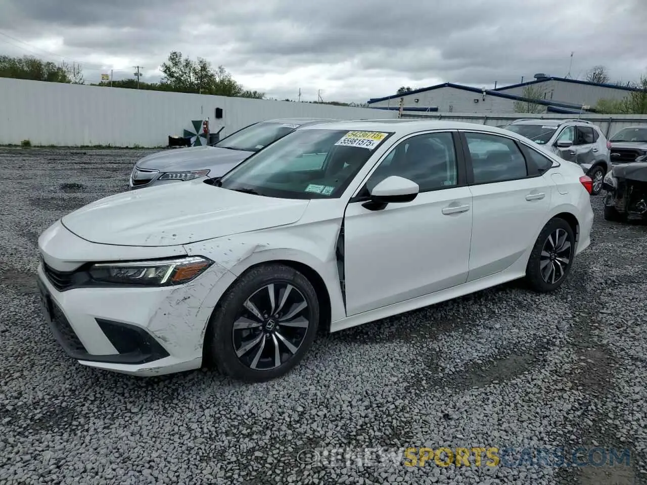 1 Photograph of a damaged car 2HGFE1F79PH309141 HONDA CIVIC 2023