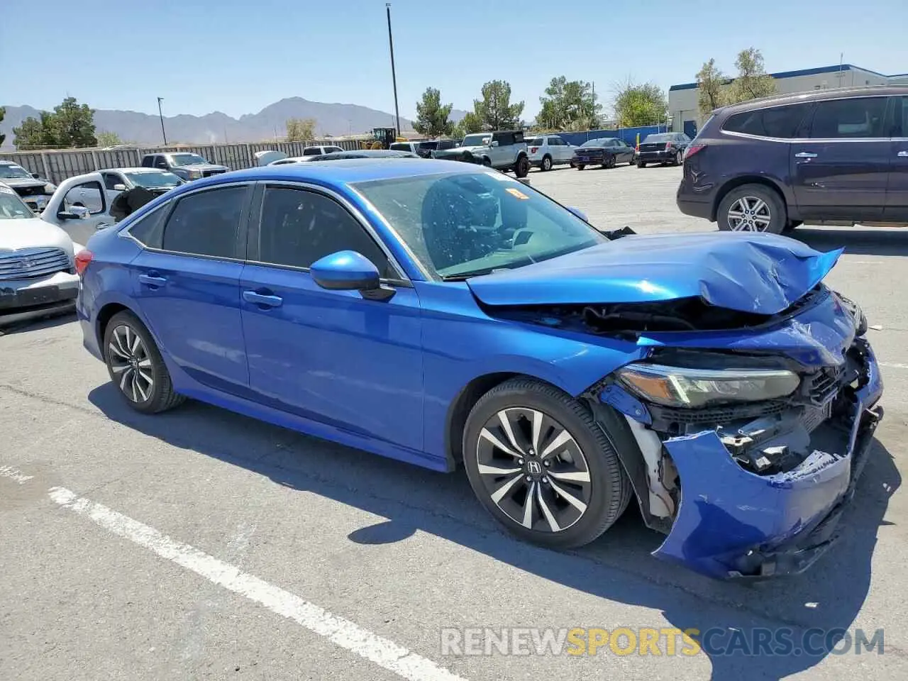 4 Photograph of a damaged car 2HGFE1F7XPH310539 HONDA CIVIC 2023