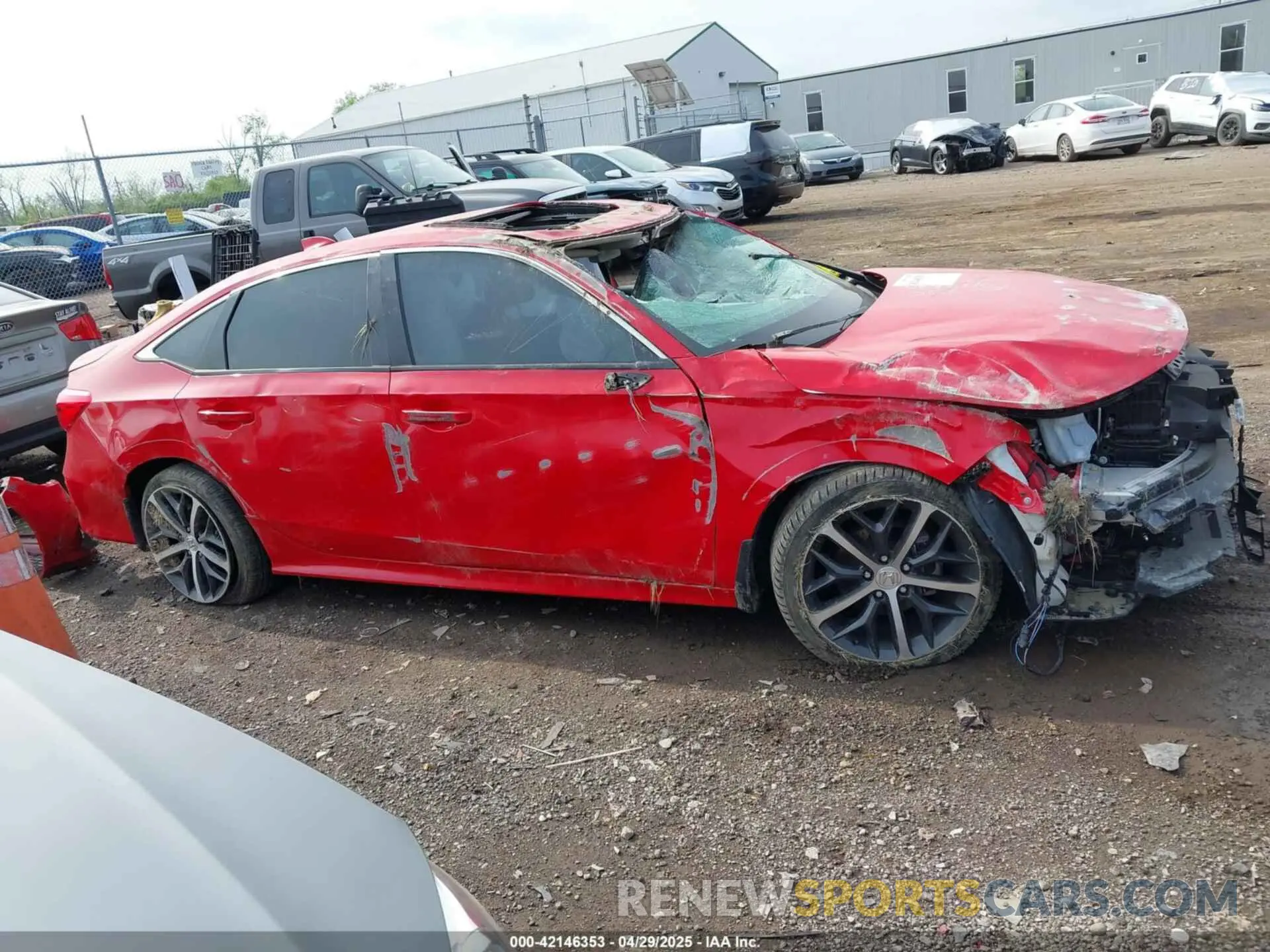13 Photograph of a damaged car 2HGFE1F90PH309059 HONDA CIVIC 2023
