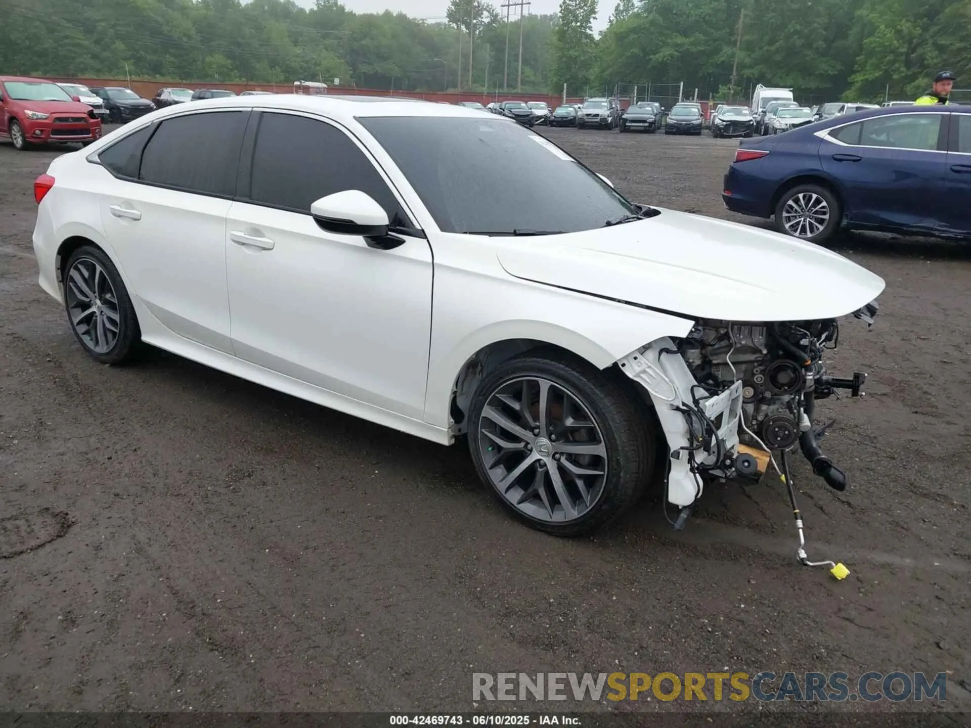 1 Photograph of a damaged car 2HGFE1F90PH318196 HONDA CIVIC 2023
