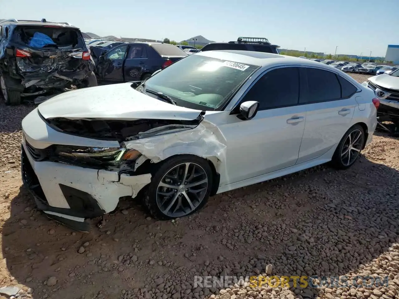 1 Photograph of a damaged car 2HGFE1F90PH321292 HONDA CIVIC 2023